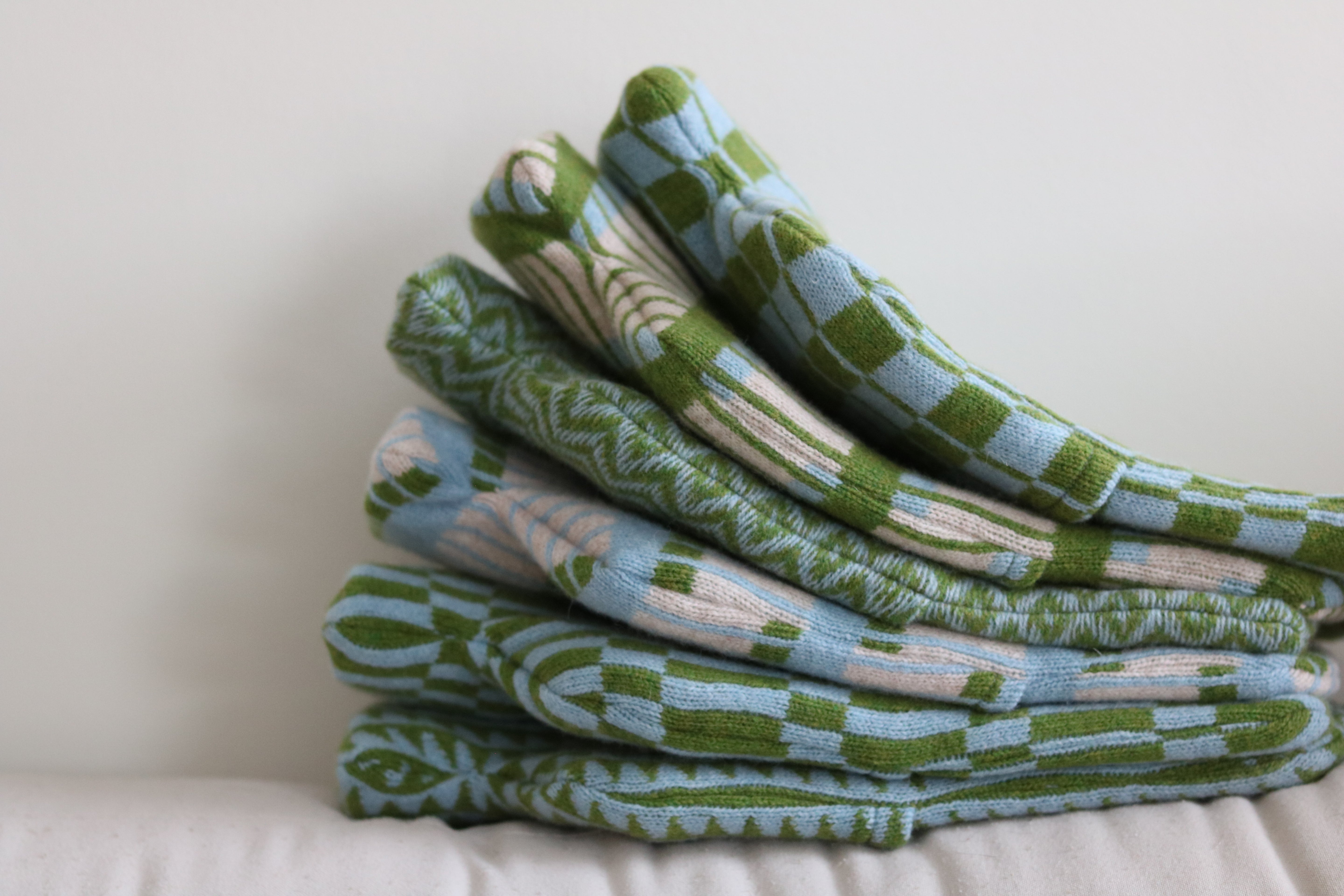 Blue and Moss Arthur Hot Water Bottle