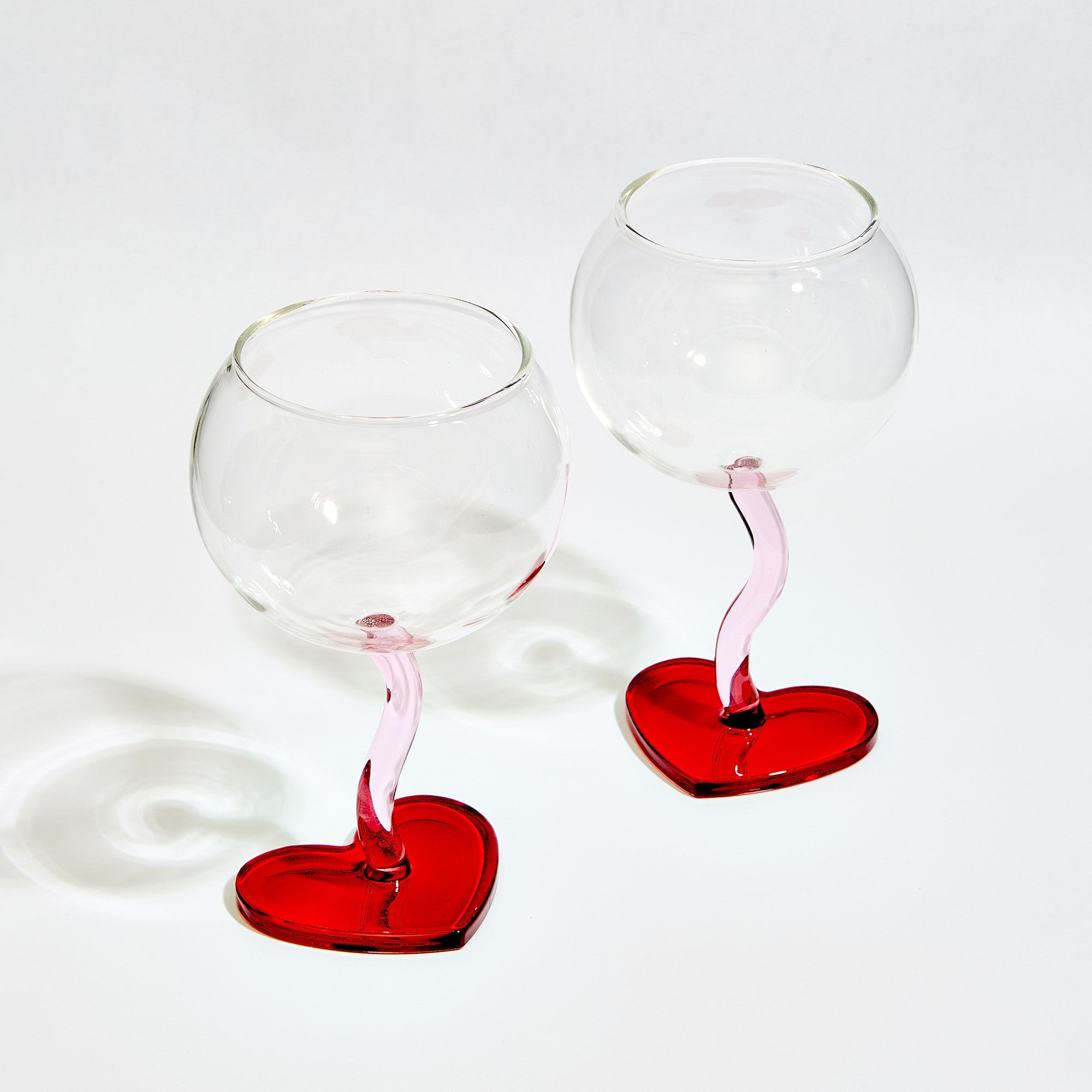 Heart Shaped Wine Glass