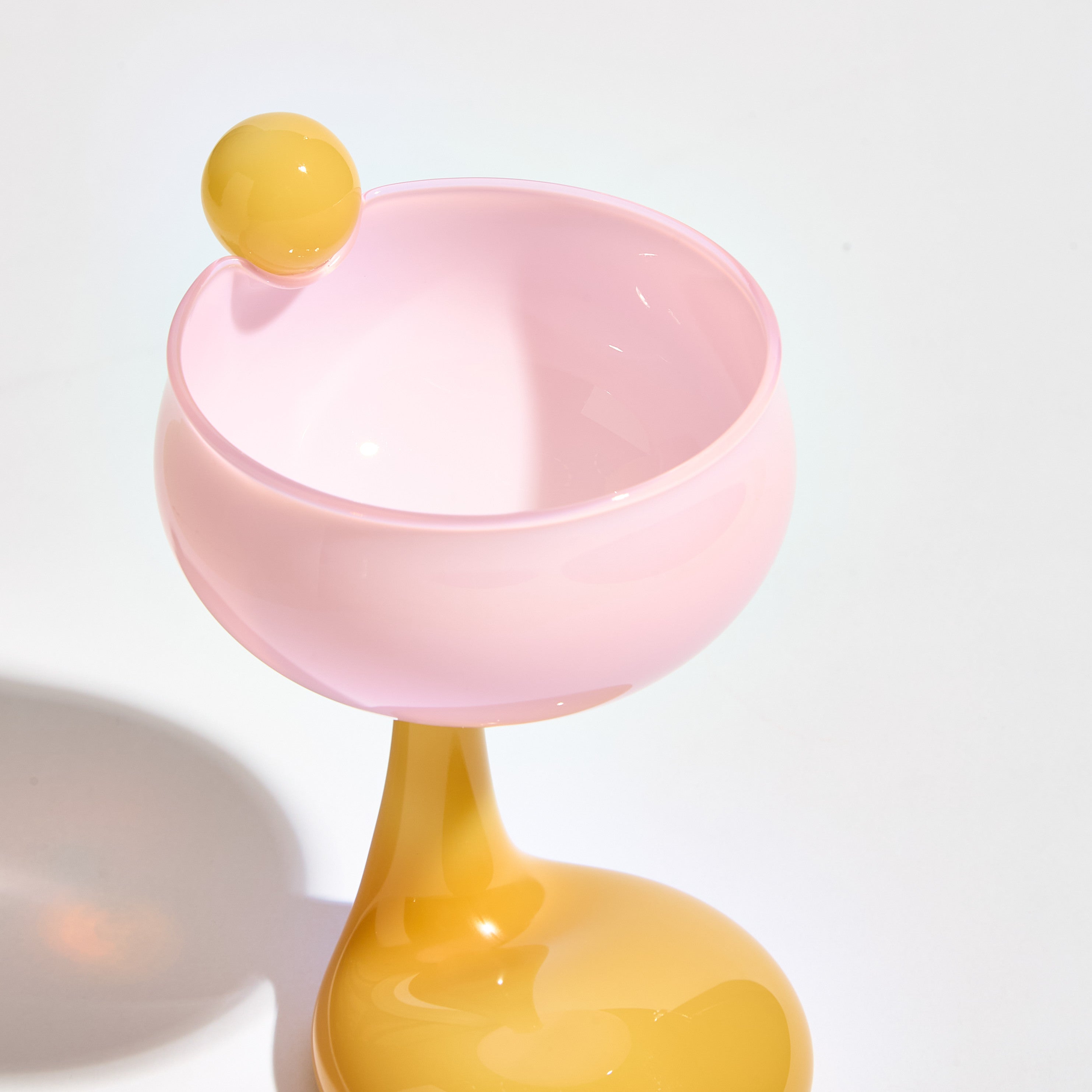 Blobby Dessert & Cocktail Glass - Pink