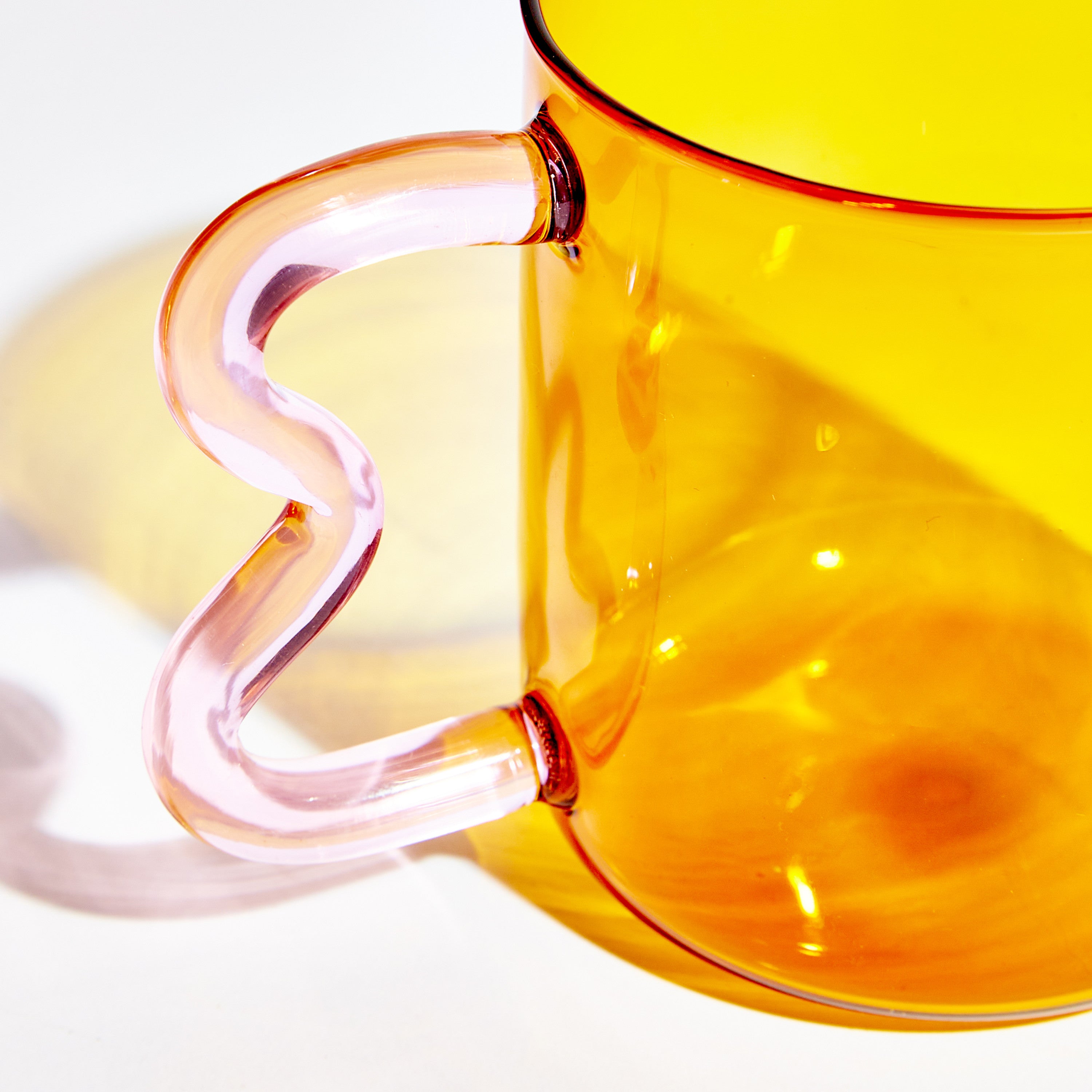 Glass Mug Ziggy - Amber