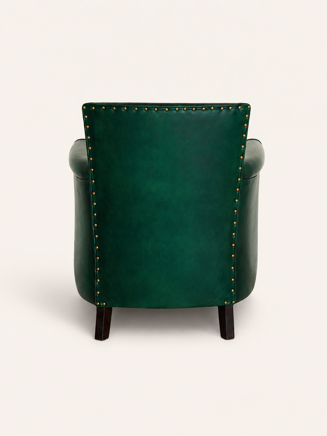 Green Leather Club Chair