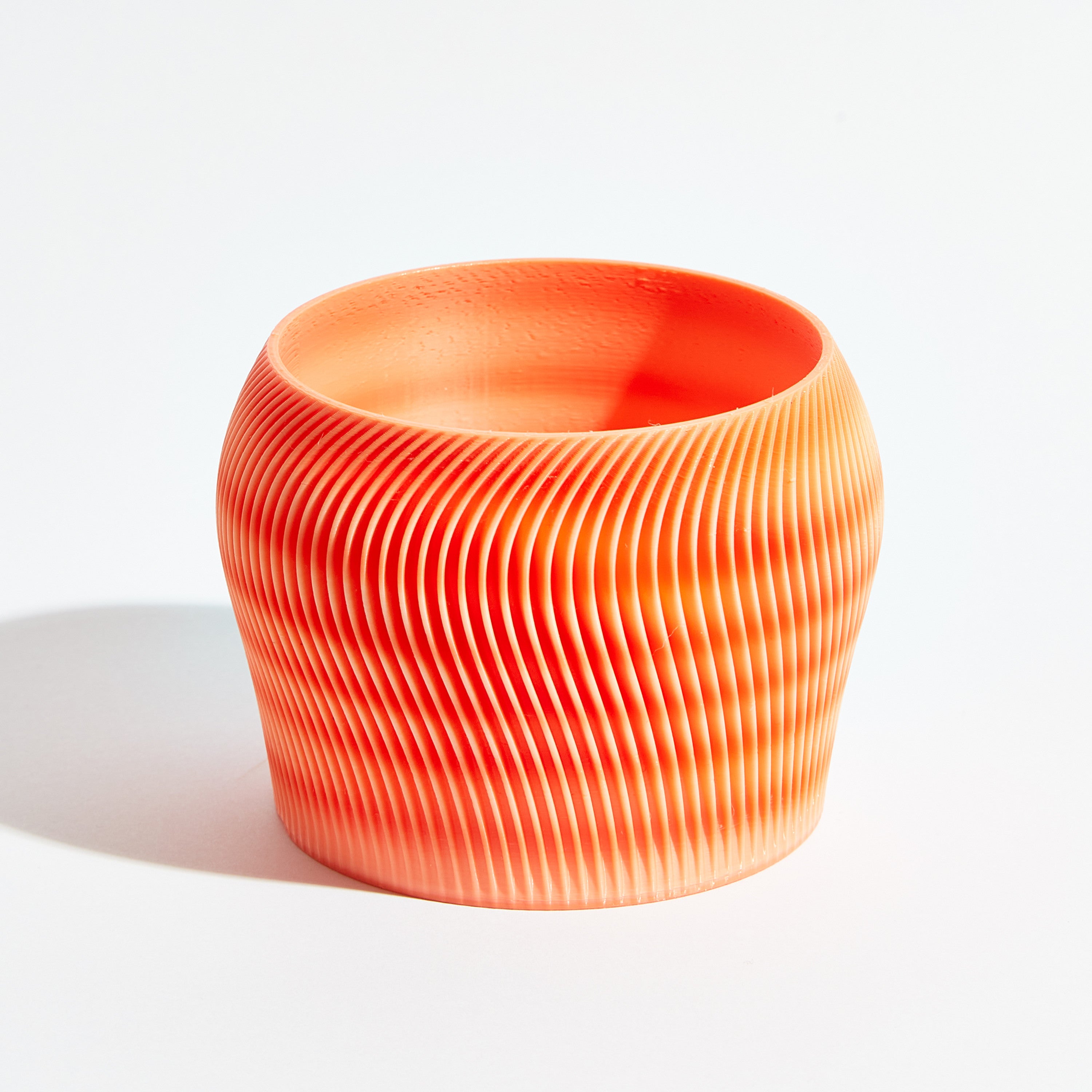 Orbital pot - Coral orange