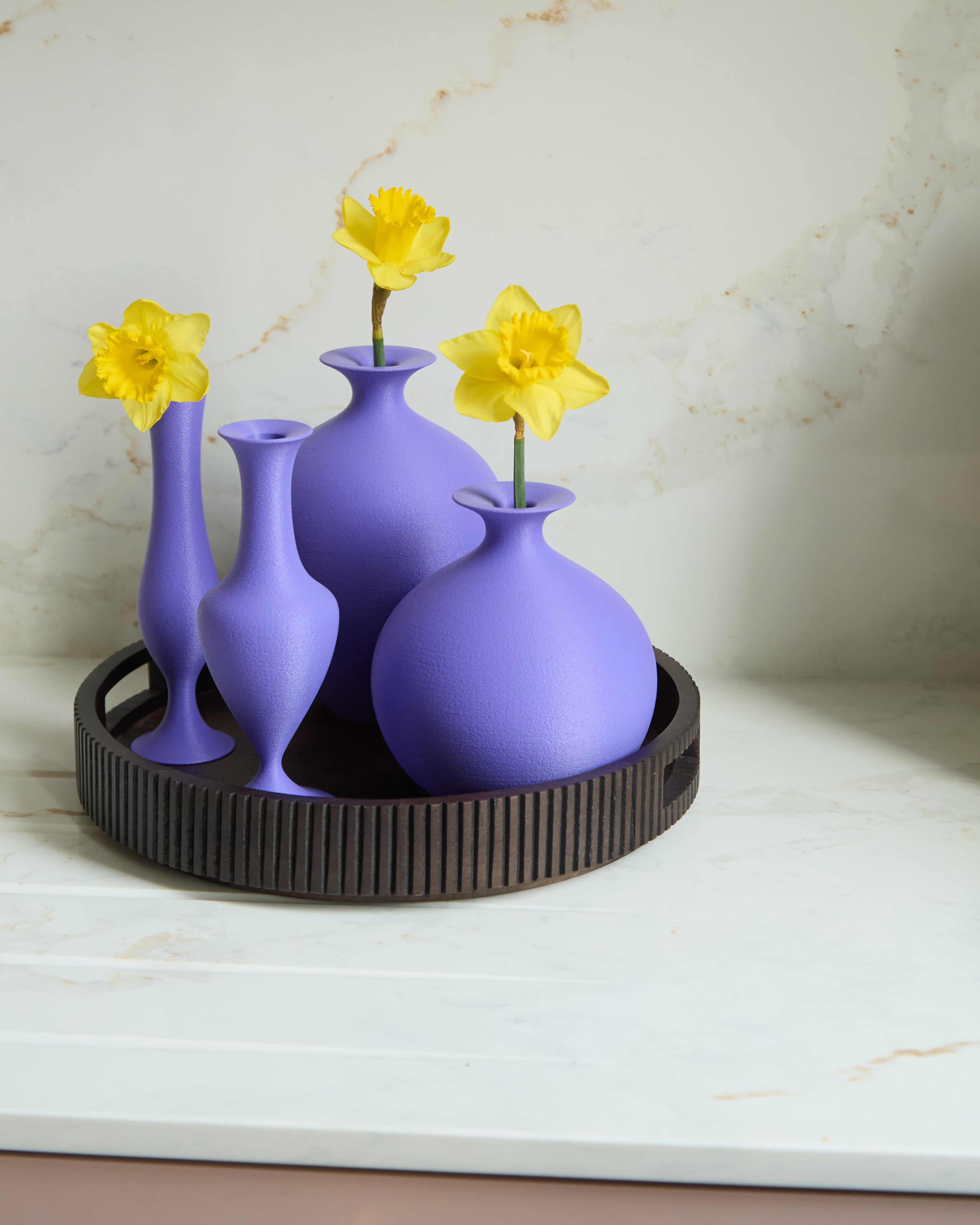 Urn Vase - Purple Iris