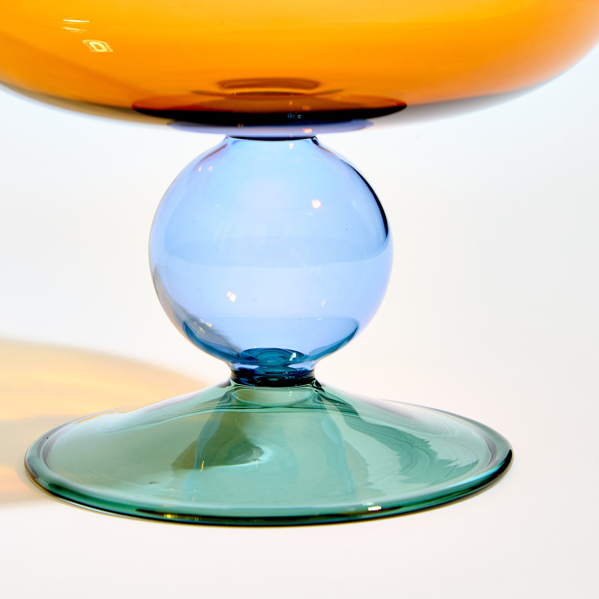 Amber Dessert Glass Bowl - Le Bonbon