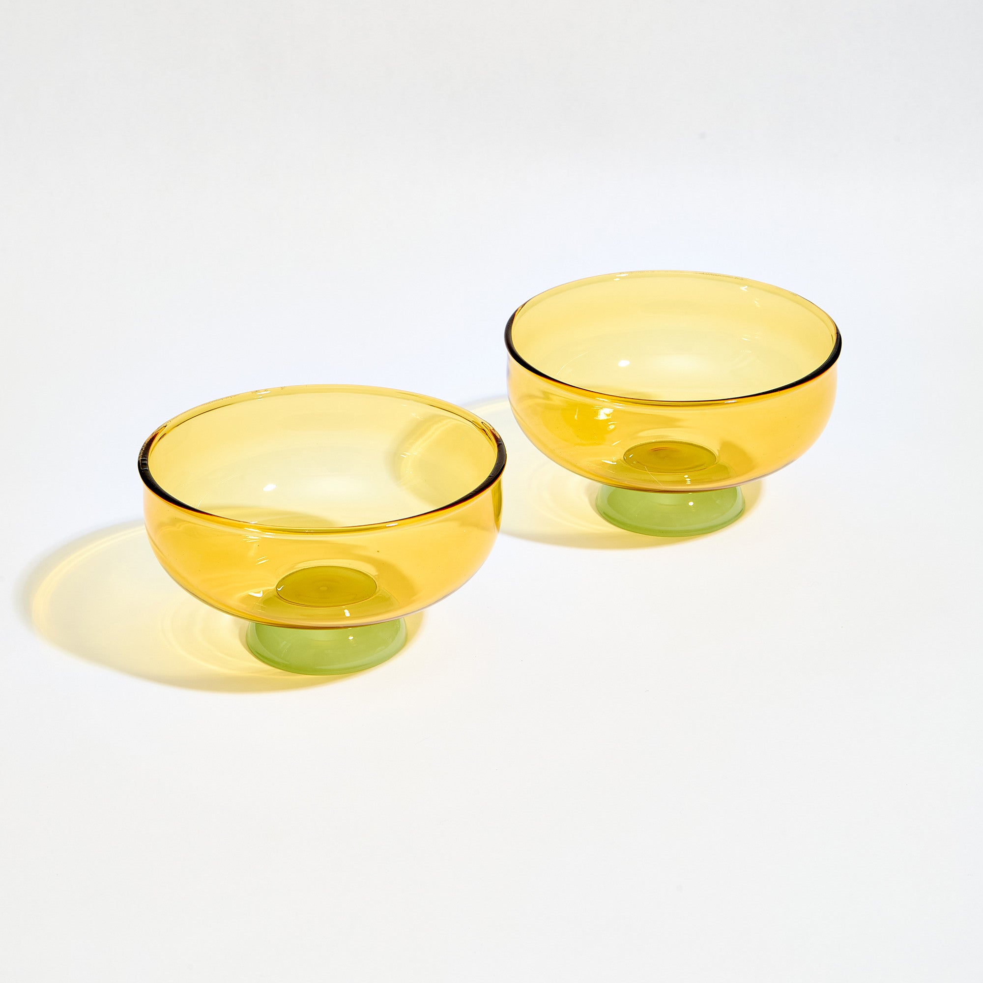 Yellow Glass Bowl - Bonbon