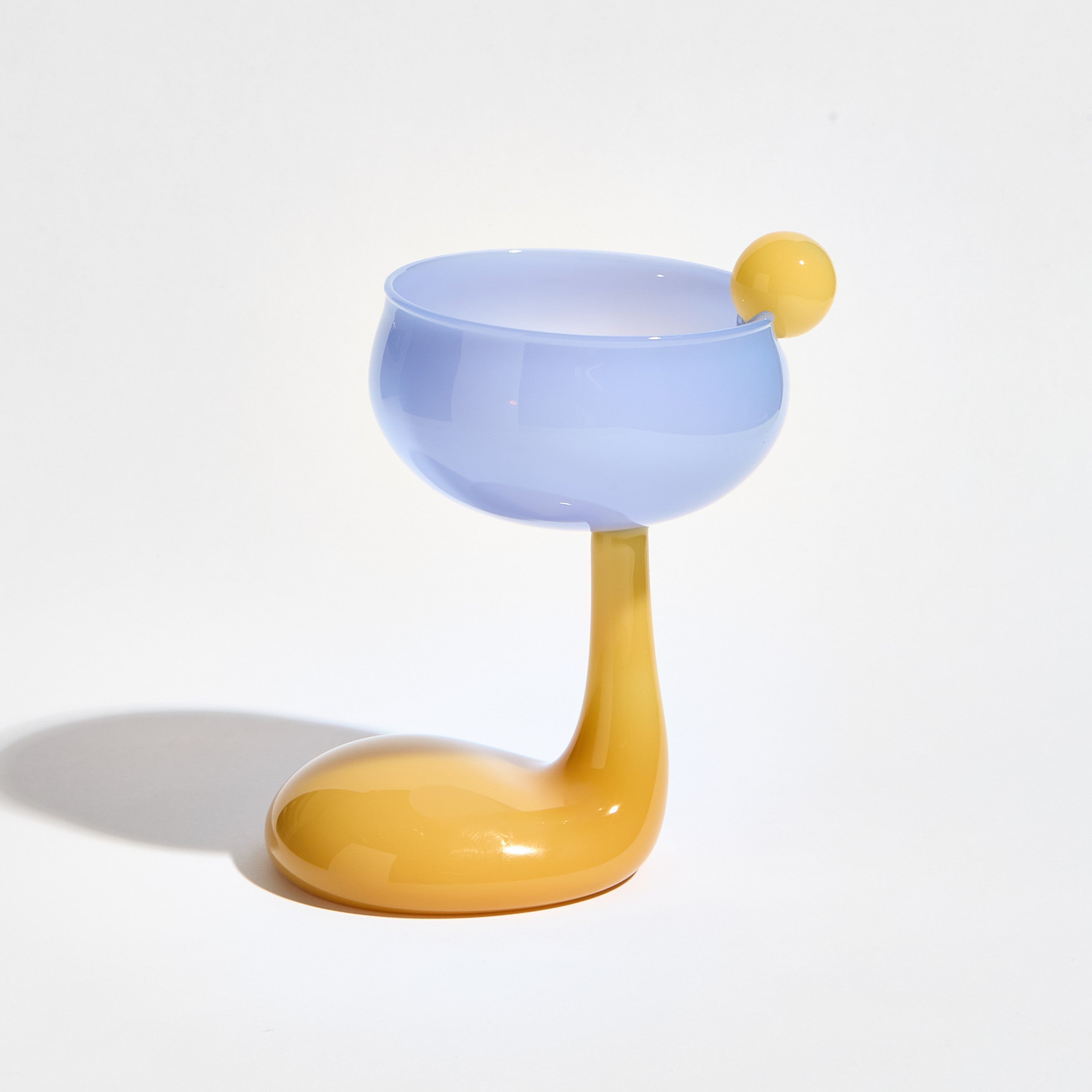 Blobby Cocktail & Dessert Glass - Blue