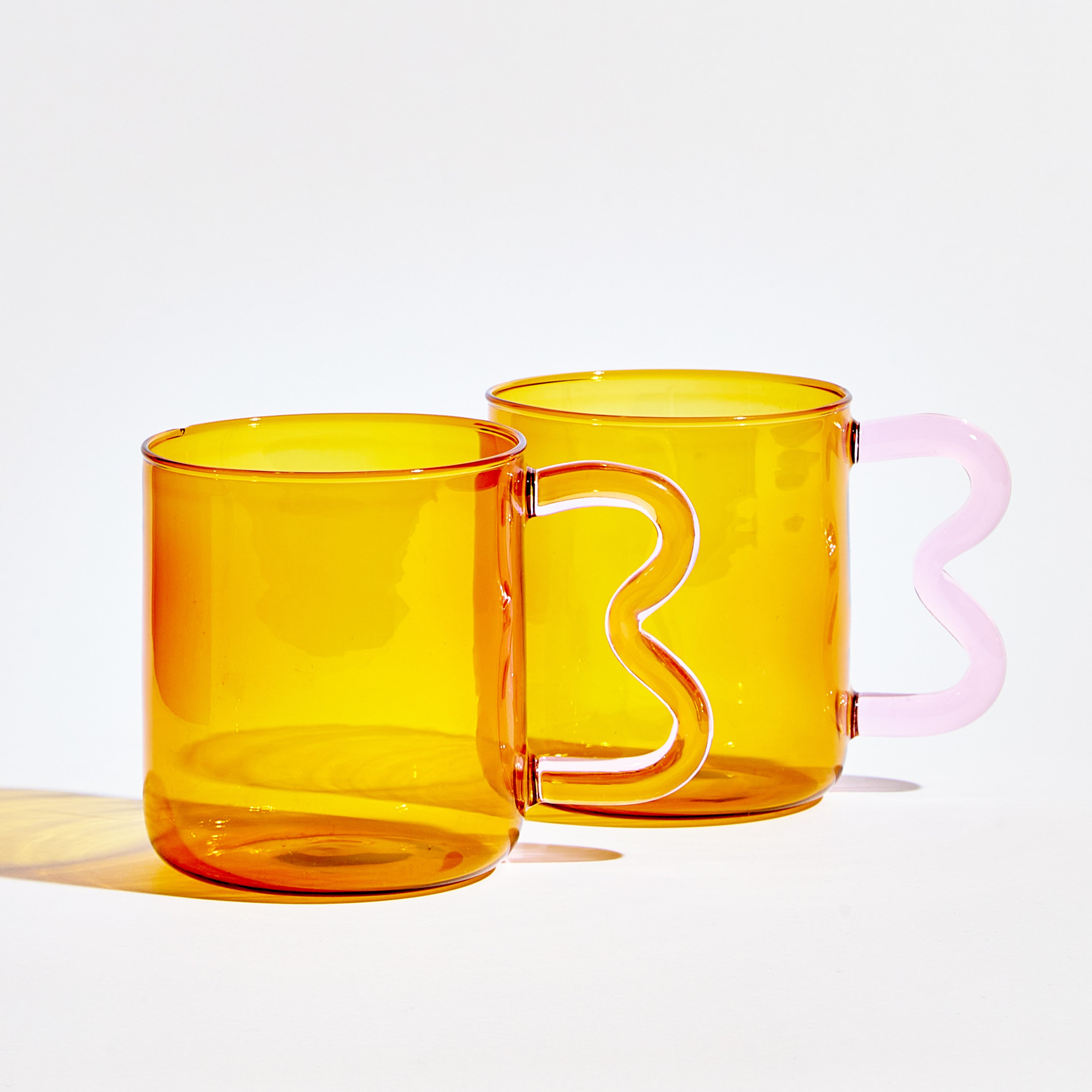 Glass Mug Ziggy - Amber