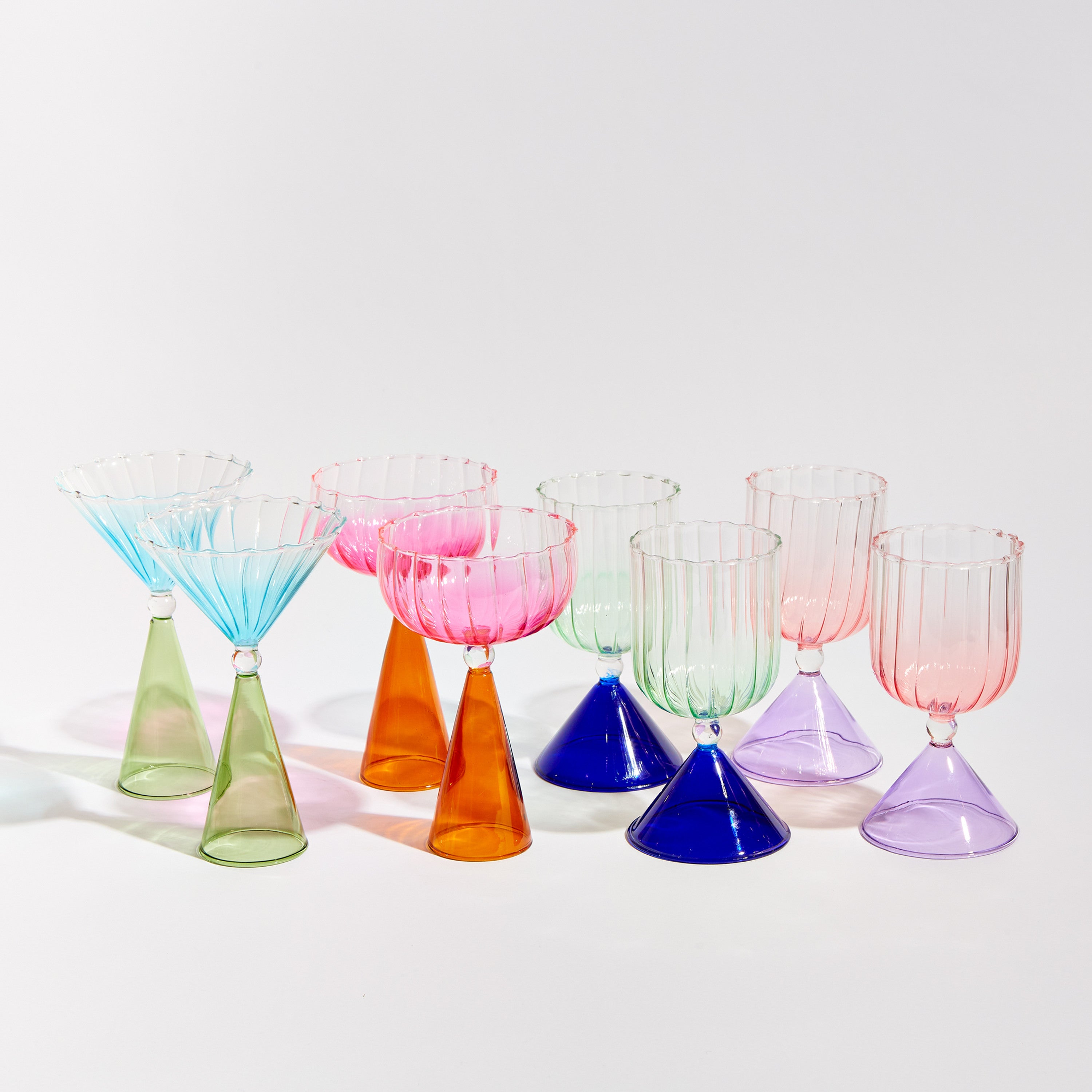Champagne Glass - Amber