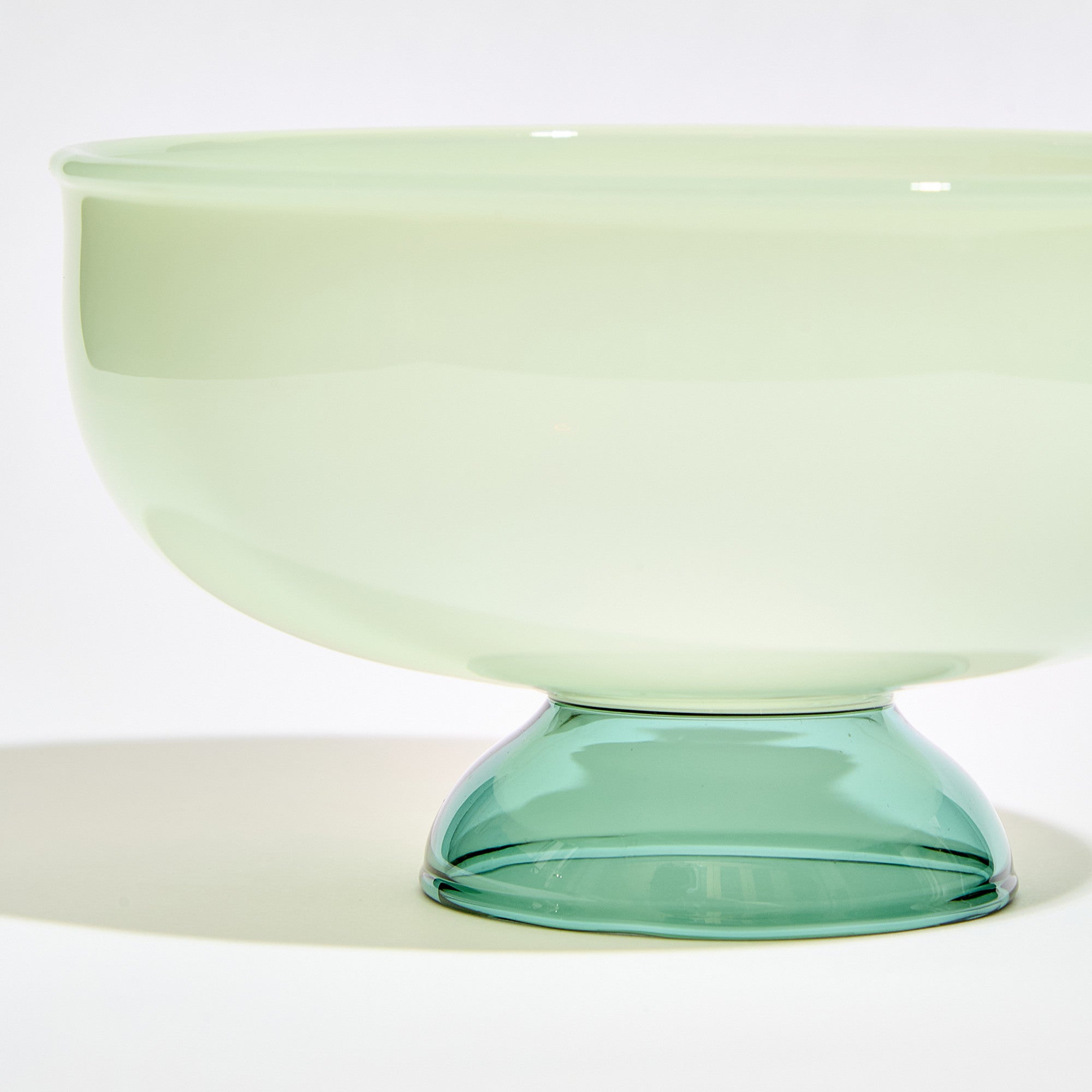Green Glass Bowl - Bonbon
