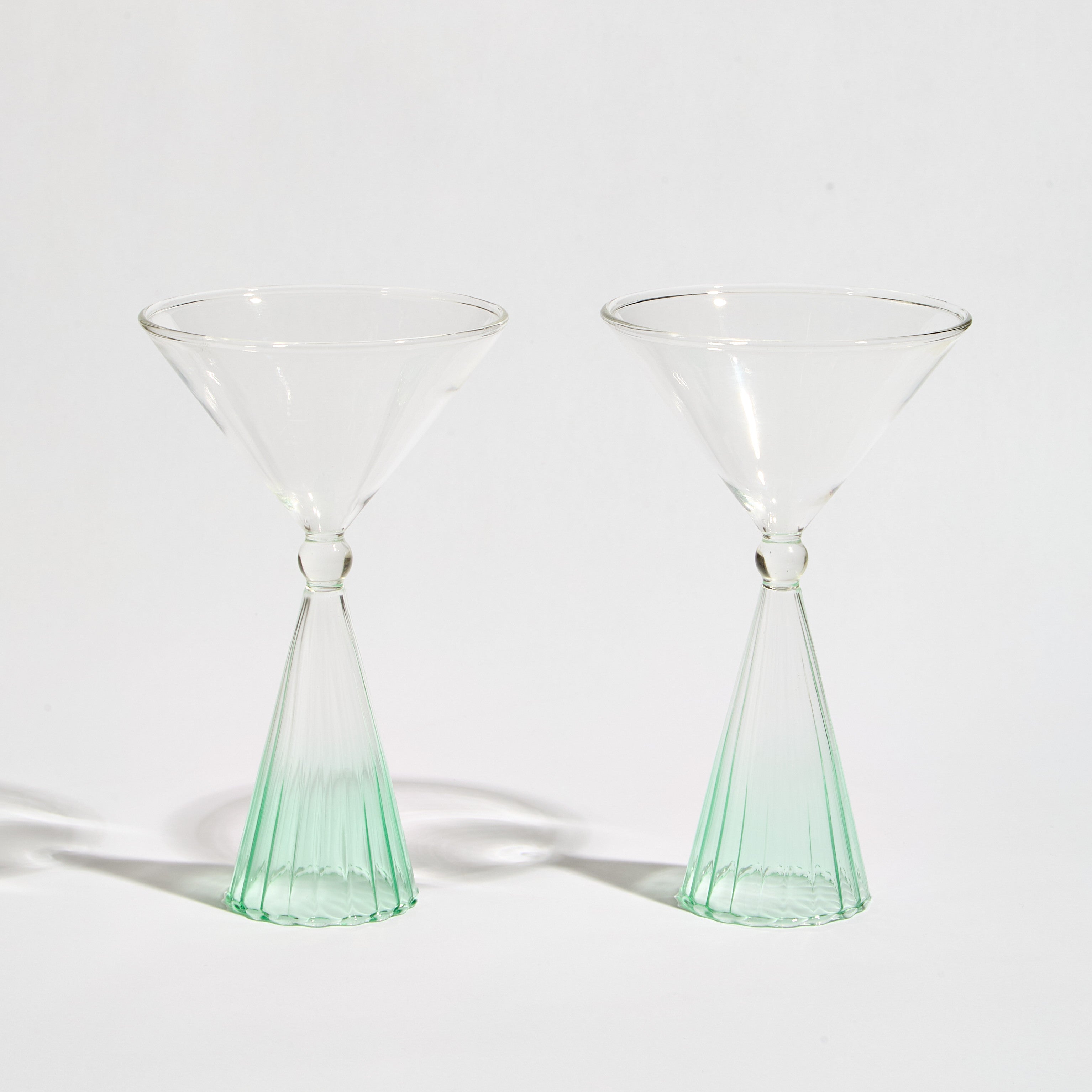 Cocktail Glass - Green Gradient