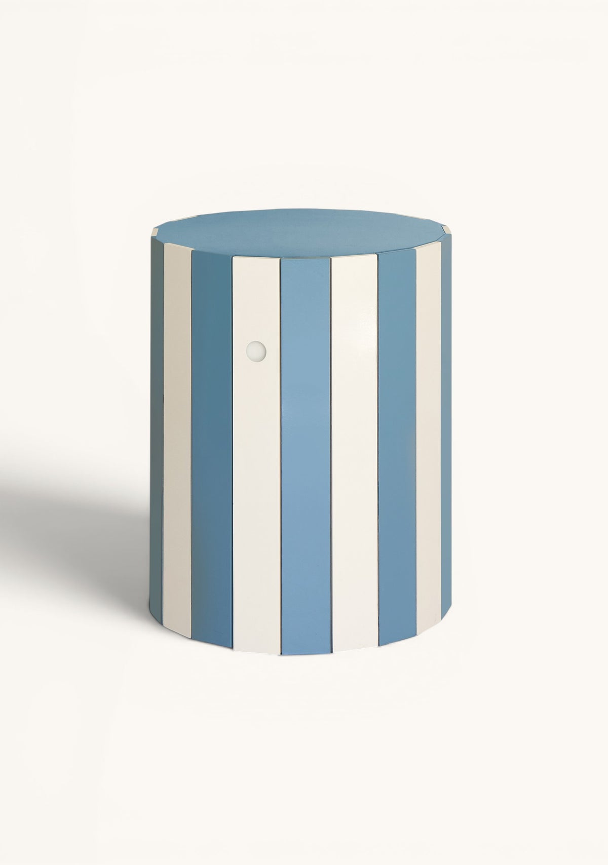 Barrel Table, Sky Blue