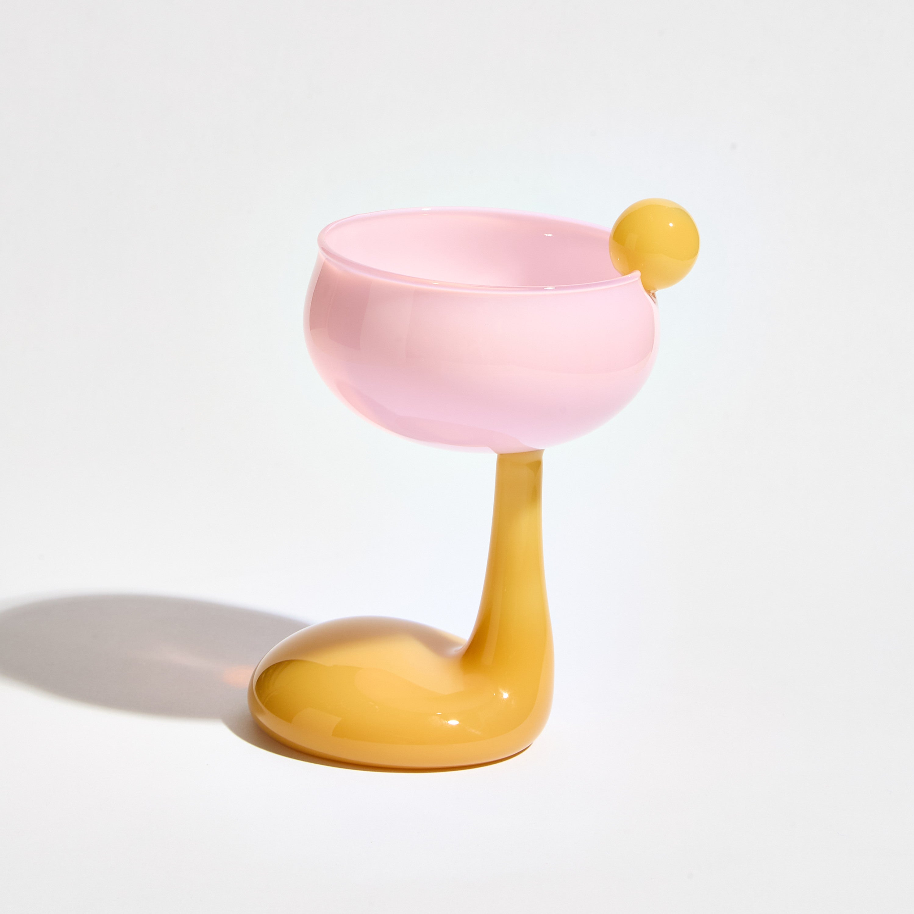 Blobby Dessert & Cocktail Glass - Pink