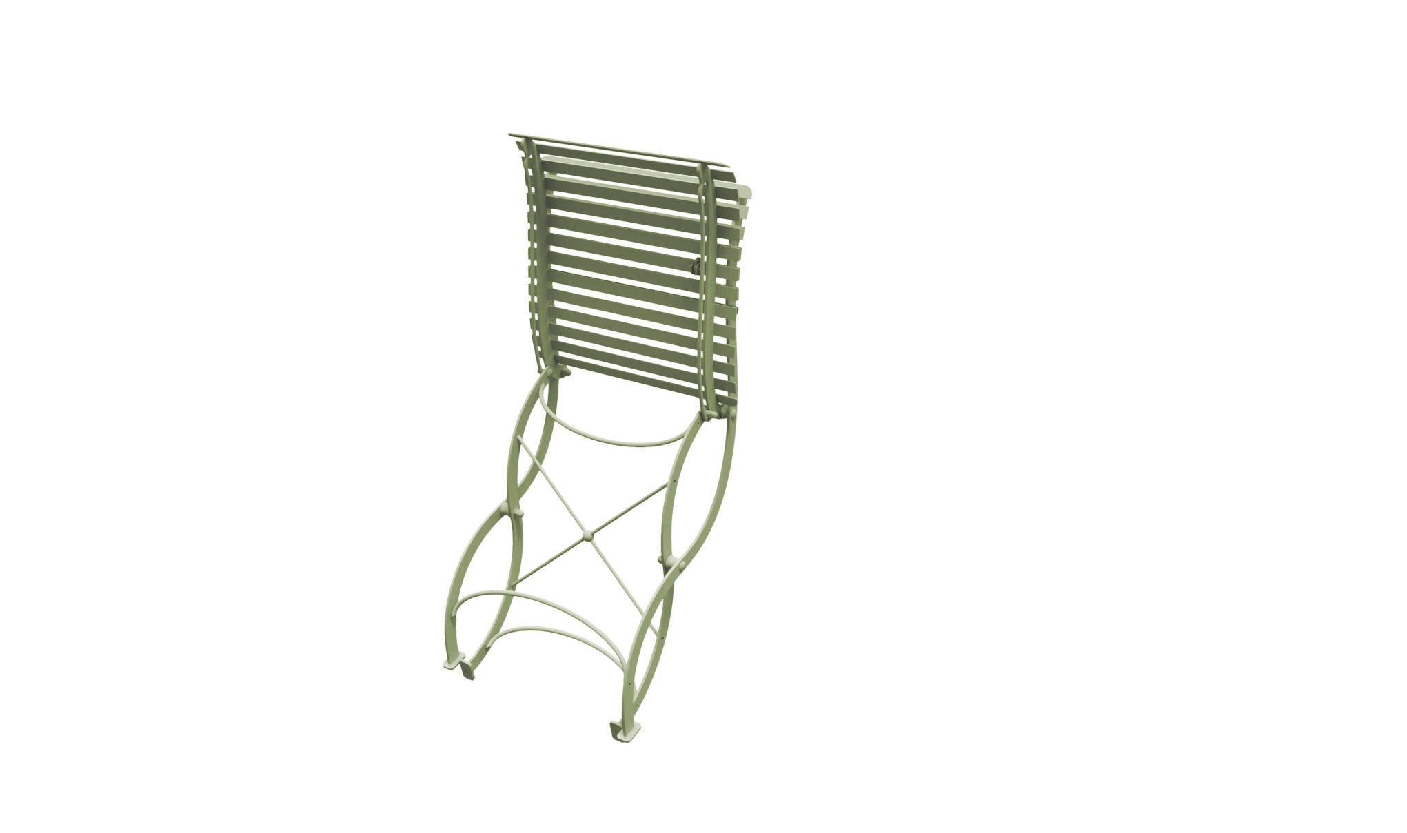 Darsham 1m Round Table & 4 Chairs Type A Lichen Green