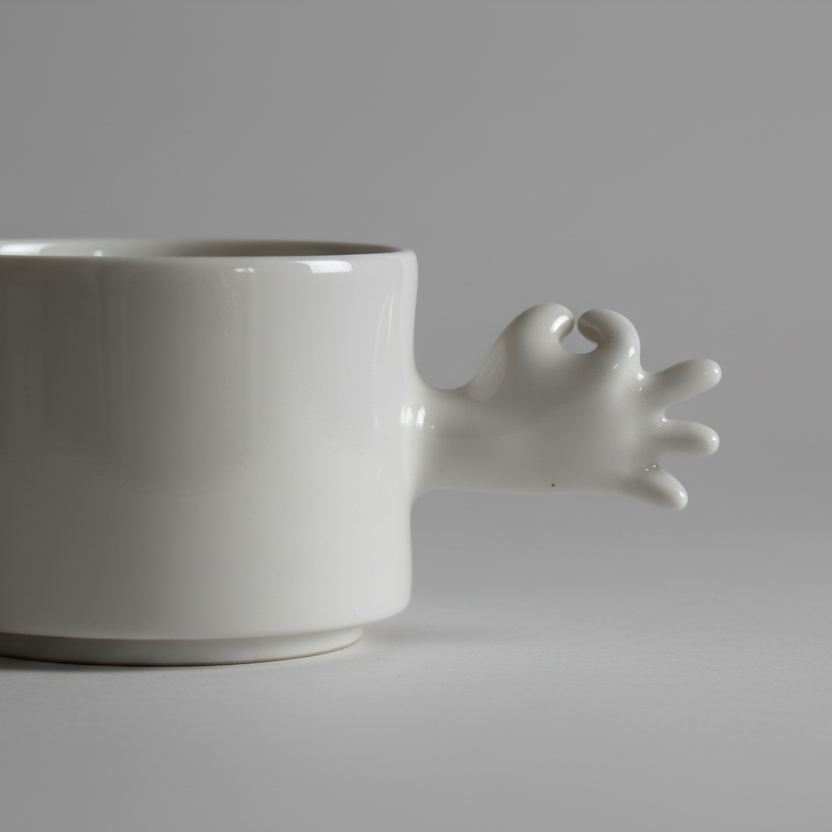 Okay Gesture Handmade Ceramic Cup