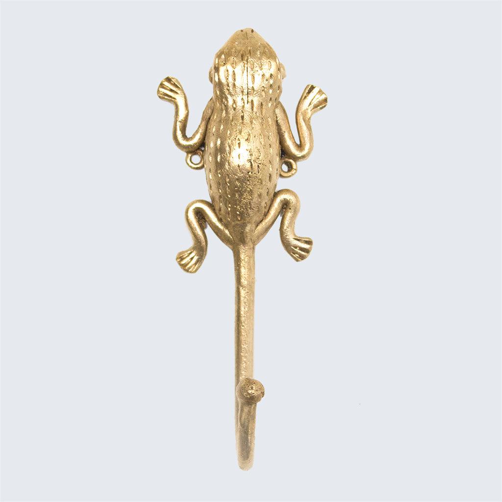 Ghanaian Ashanti Brass Hook 'Frog'