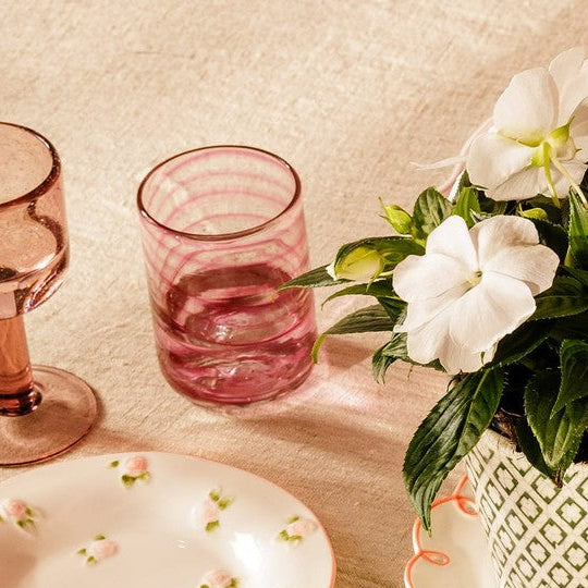 Olivia Swirl Tumbler | Pink