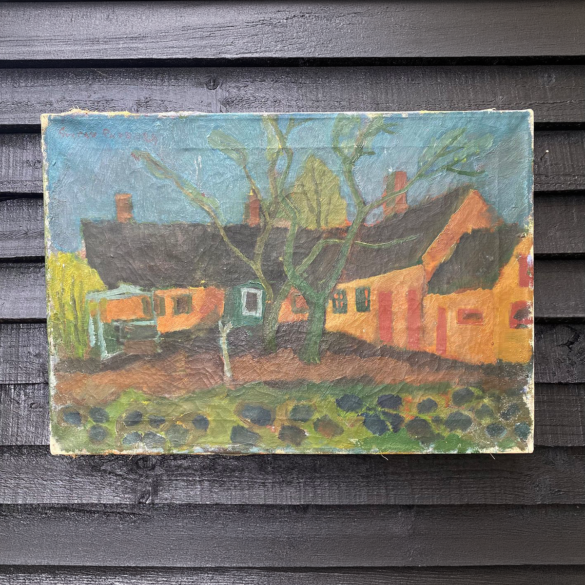 The Farmhouse Oil Painting