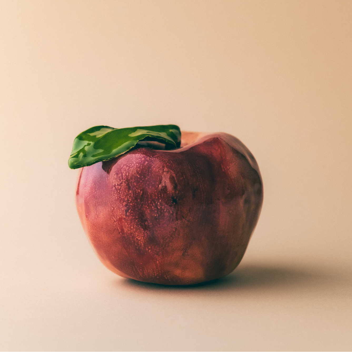 Handmade Ceramic Glazed Peach Decorative