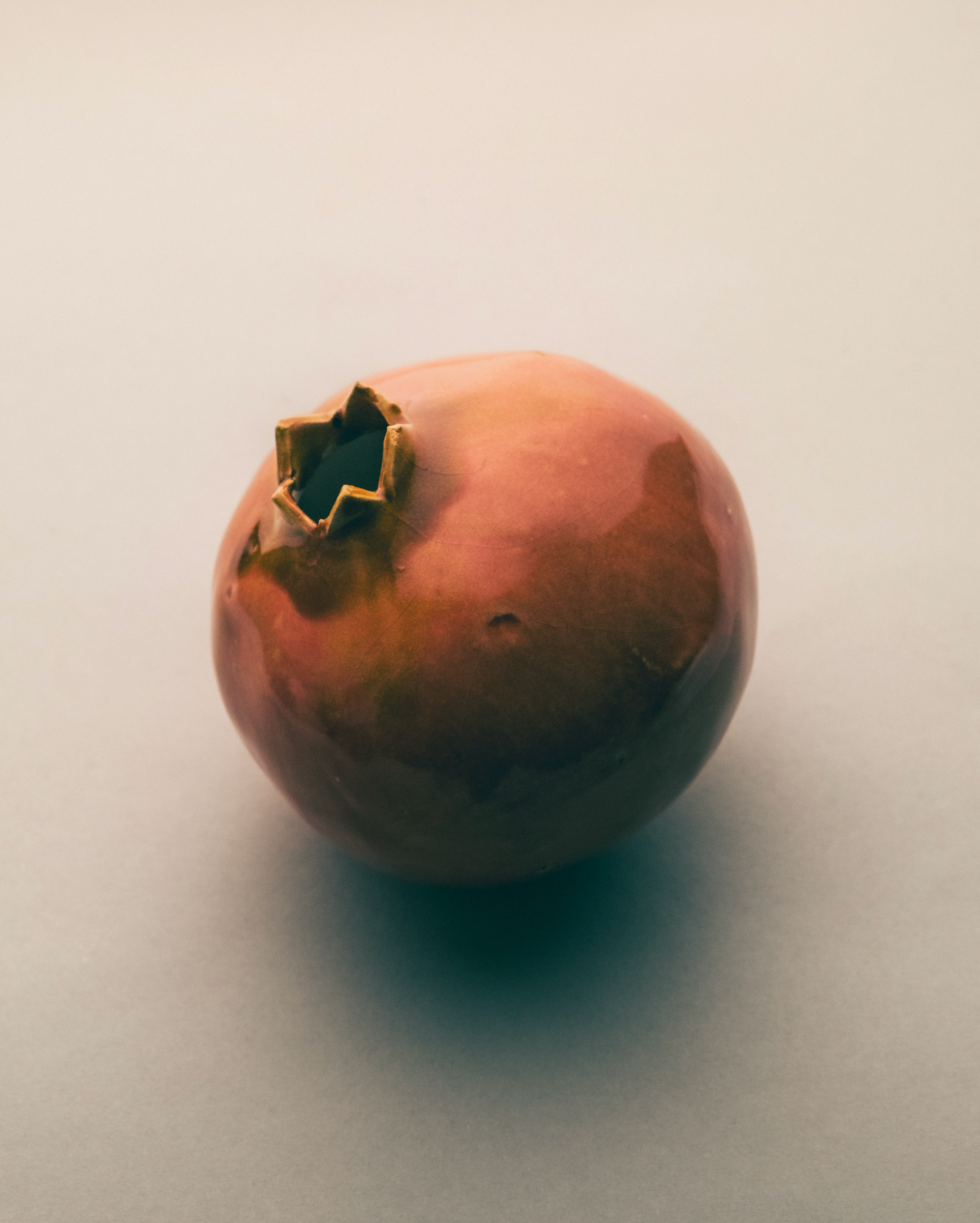 Marla Primrose Handmade Ceramic Glazed Pomegranate – Pink