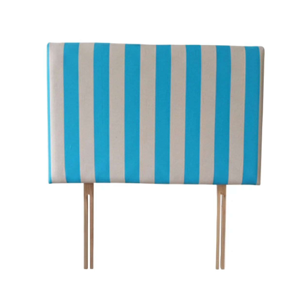 Striped Upholstered Linen Headboard | Single