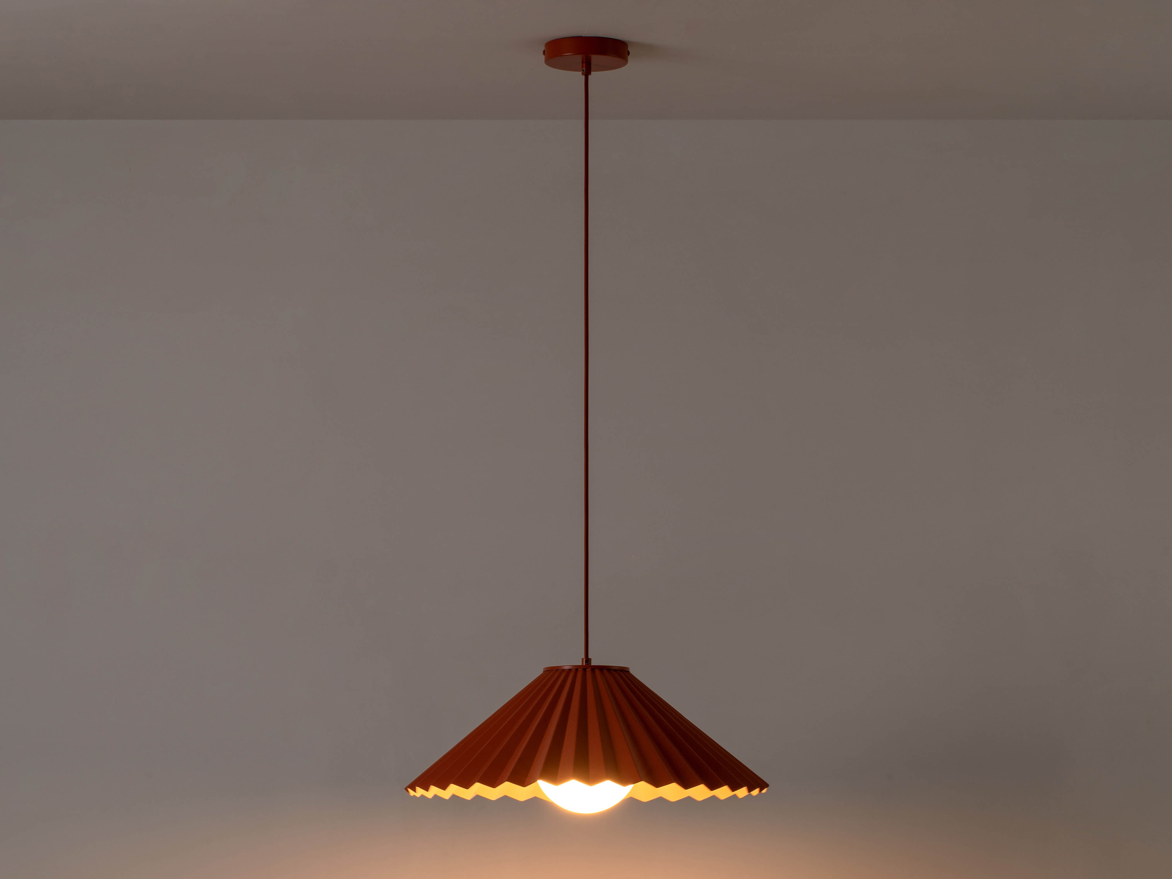 The Pleat pendant ceiling light