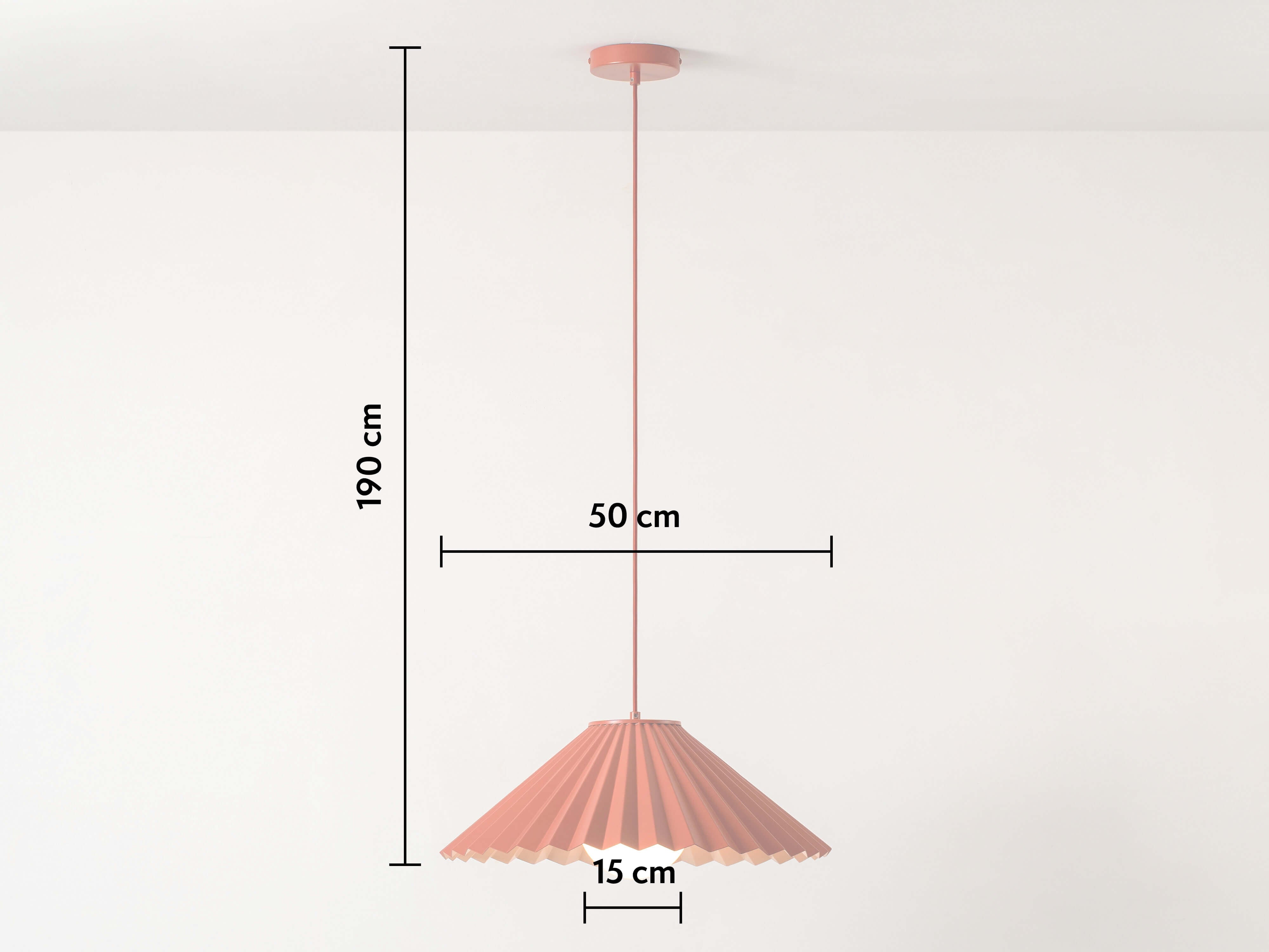 The Pleat pendant ceiling light