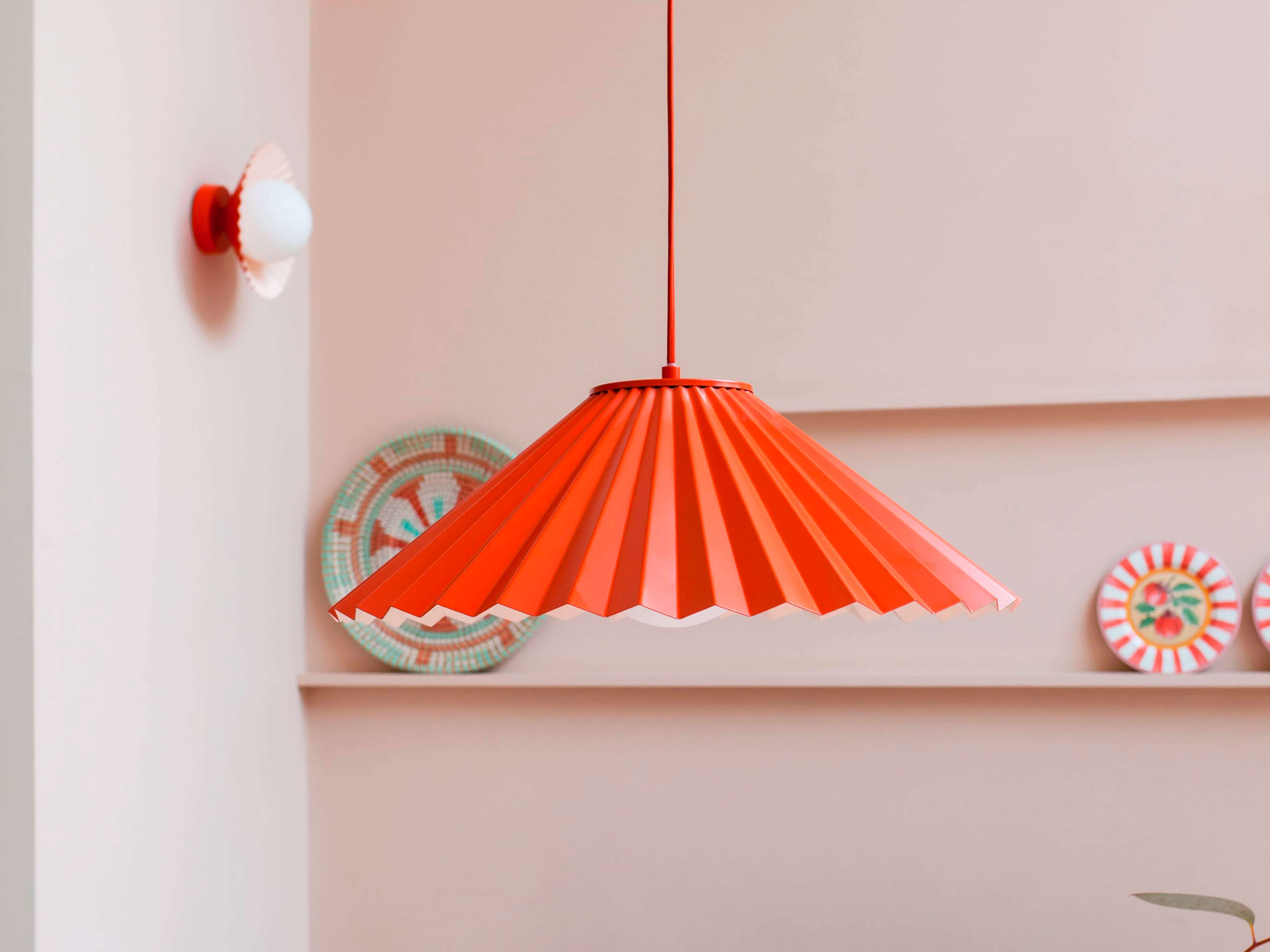 The Pleat pendant ceiling light