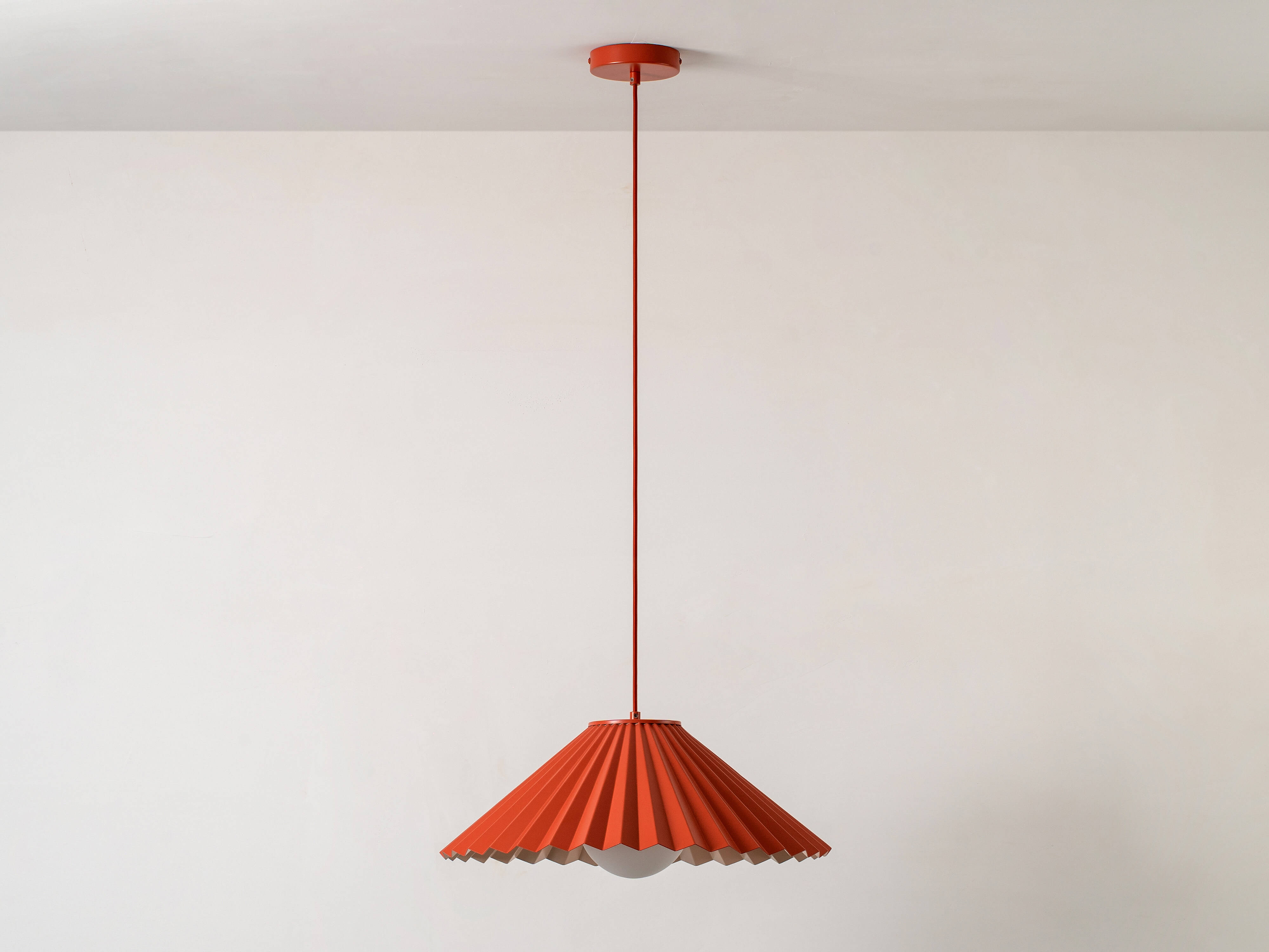 The Pleat pendant ceiling light