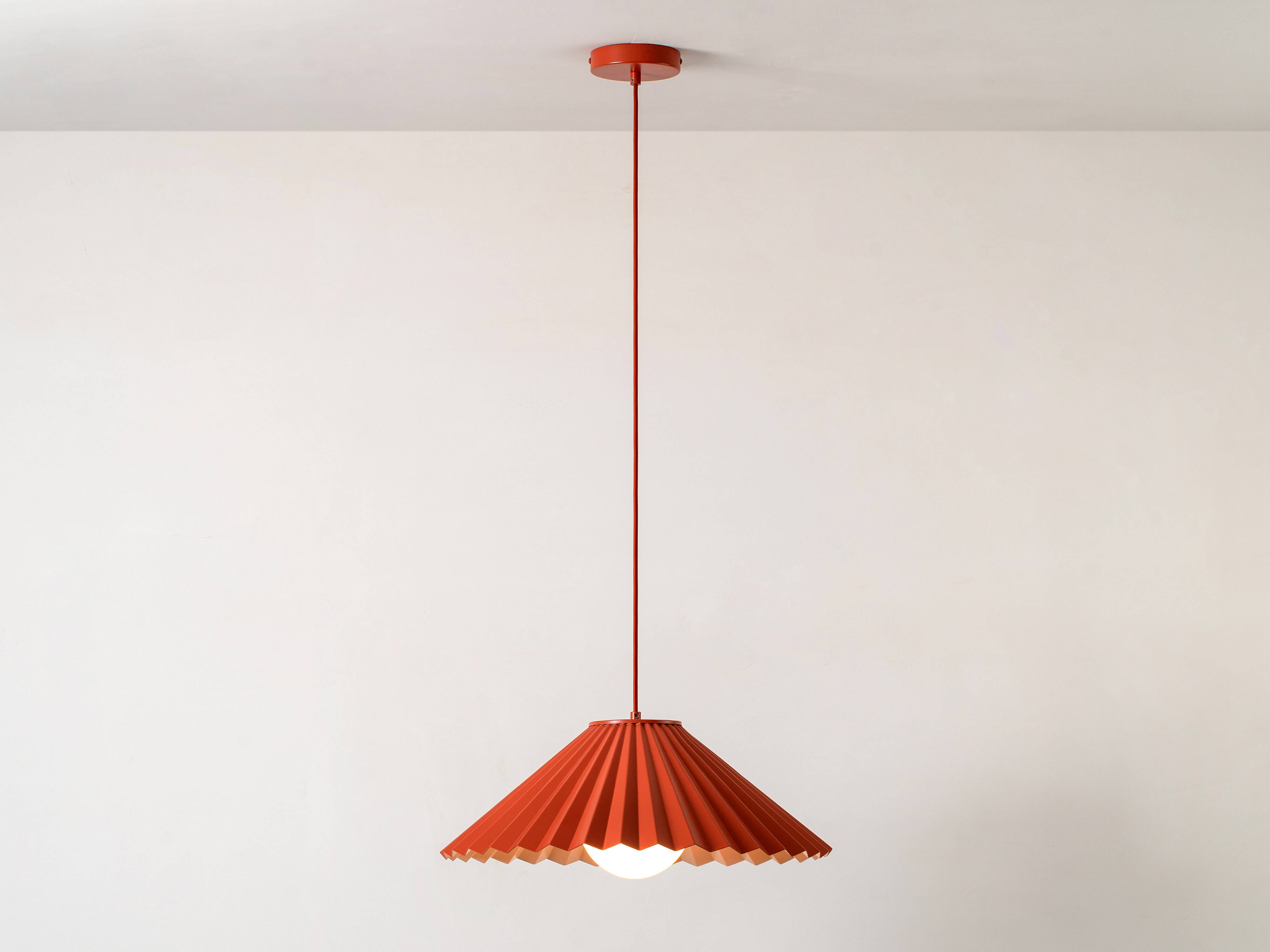 The Pleat pendant ceiling light