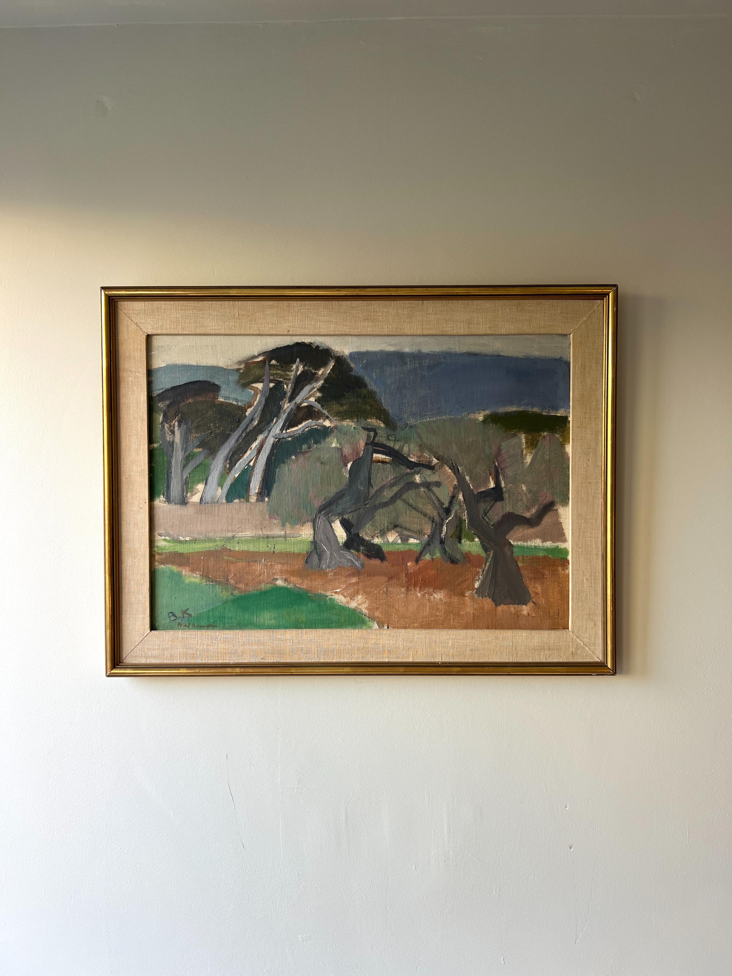 OLIVE + PINE TREES
