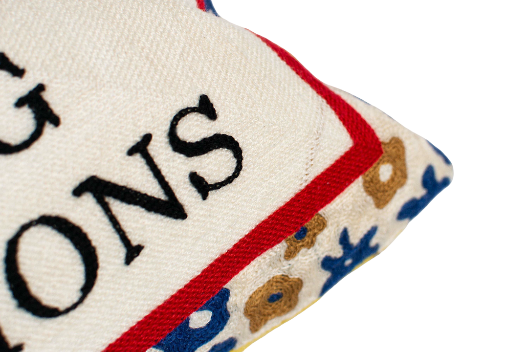 I Don't Cook Needlepoint Cushion