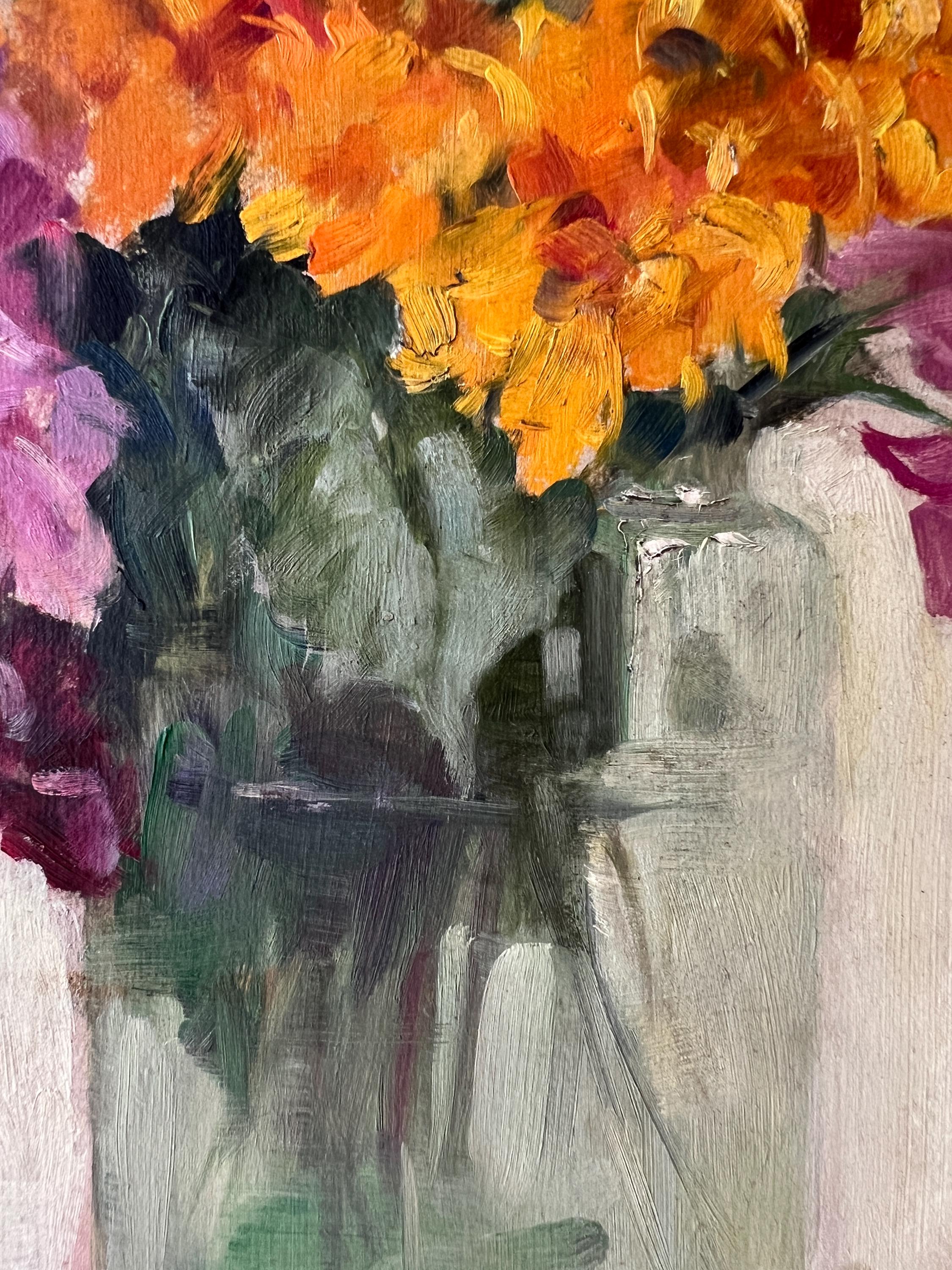 SUNLIT DAHLIAS