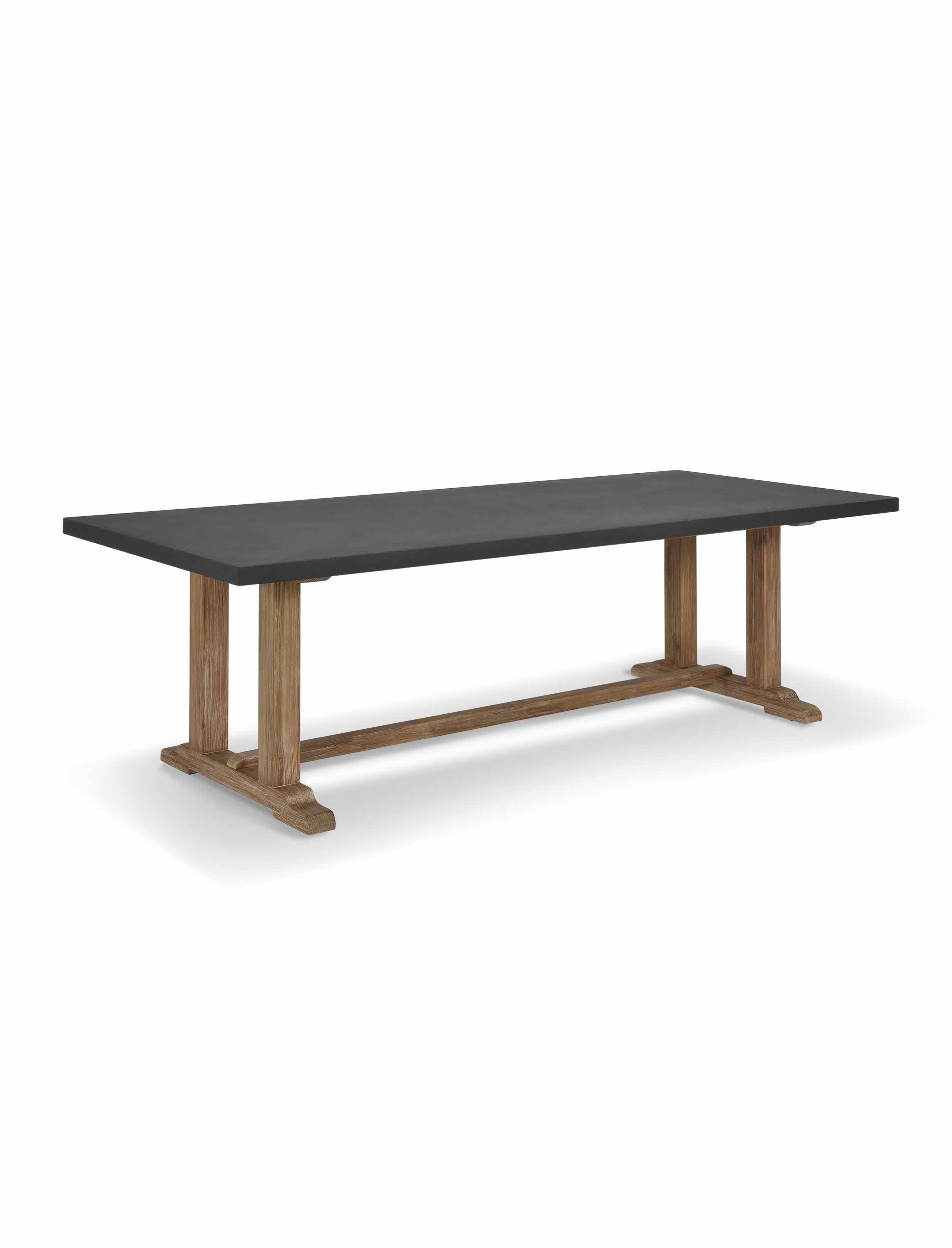 Burcot Dining Table Large Slate Grey