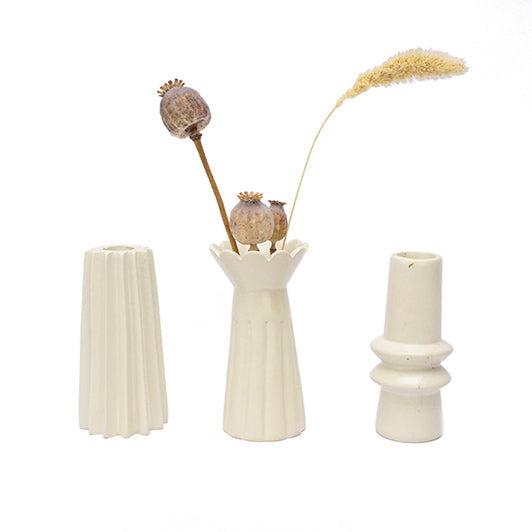 Kenyan Soapstone Hand Carved Small Vase 'Saturn'