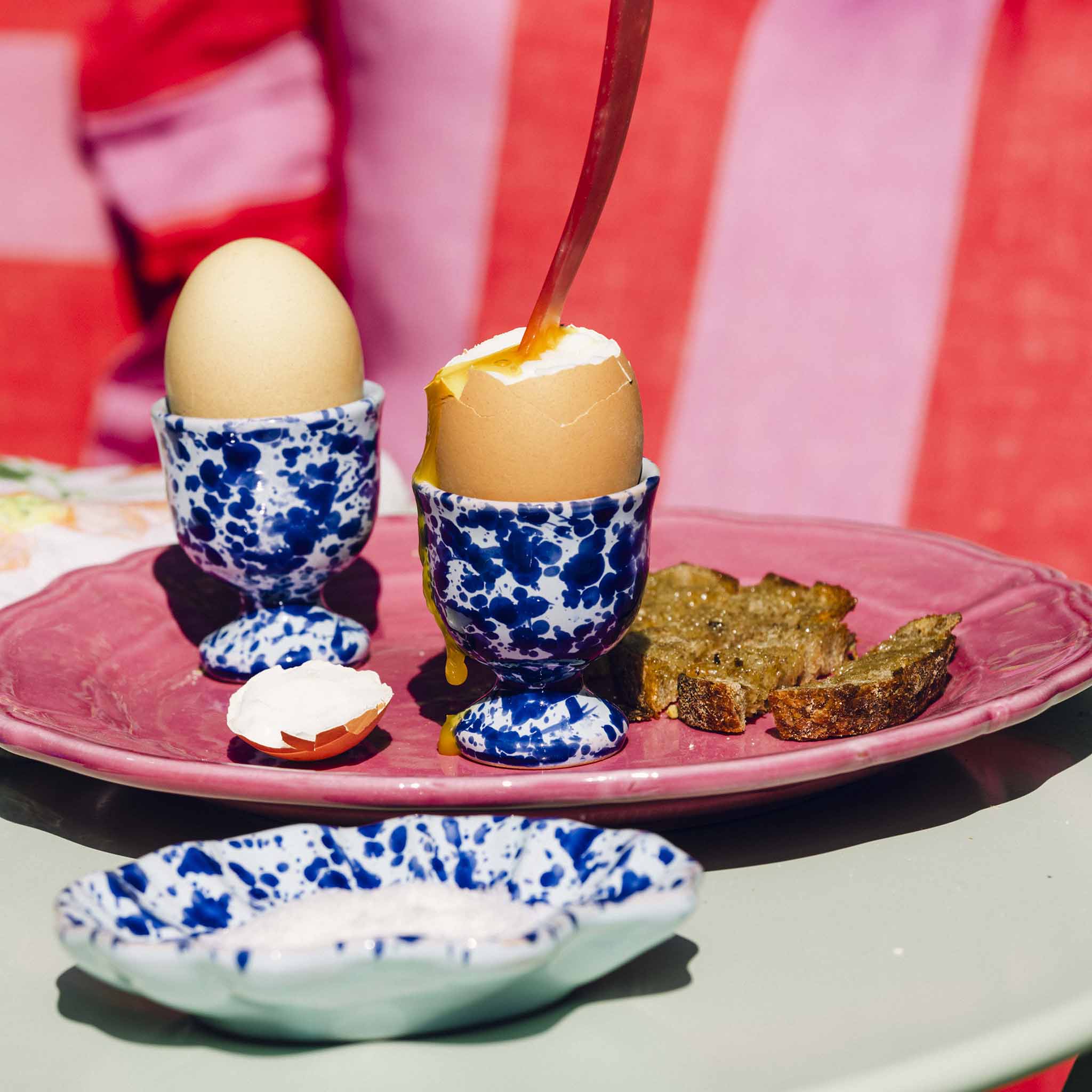 Splatterware Egg Cup