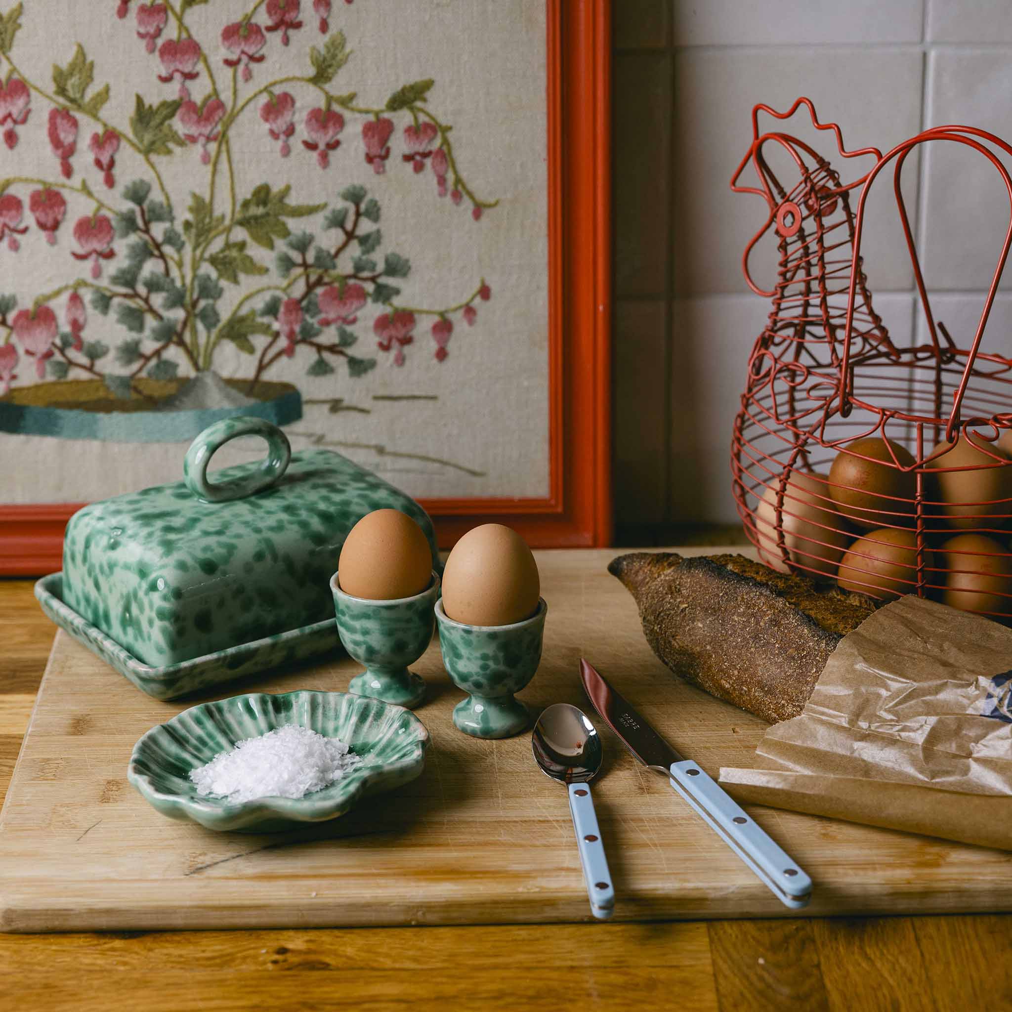 Splatterware Egg Cup