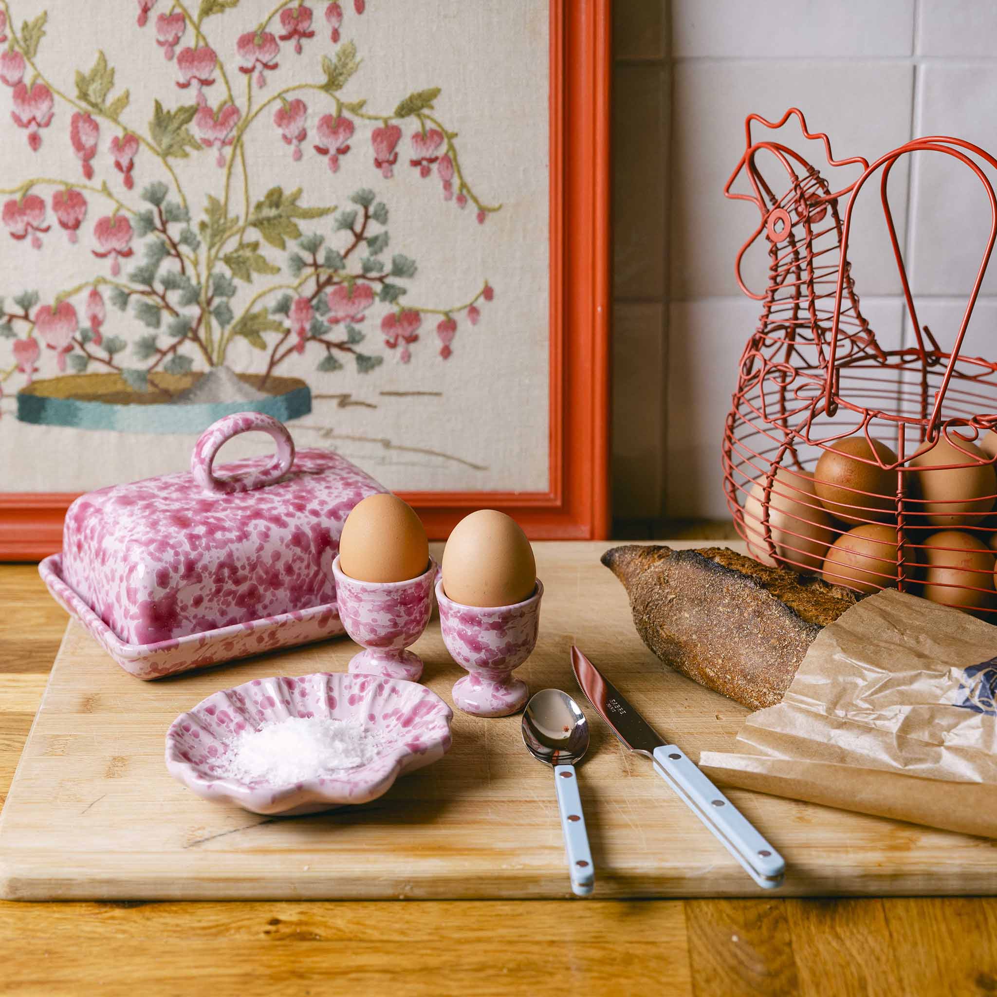 Splatterware Egg Cup