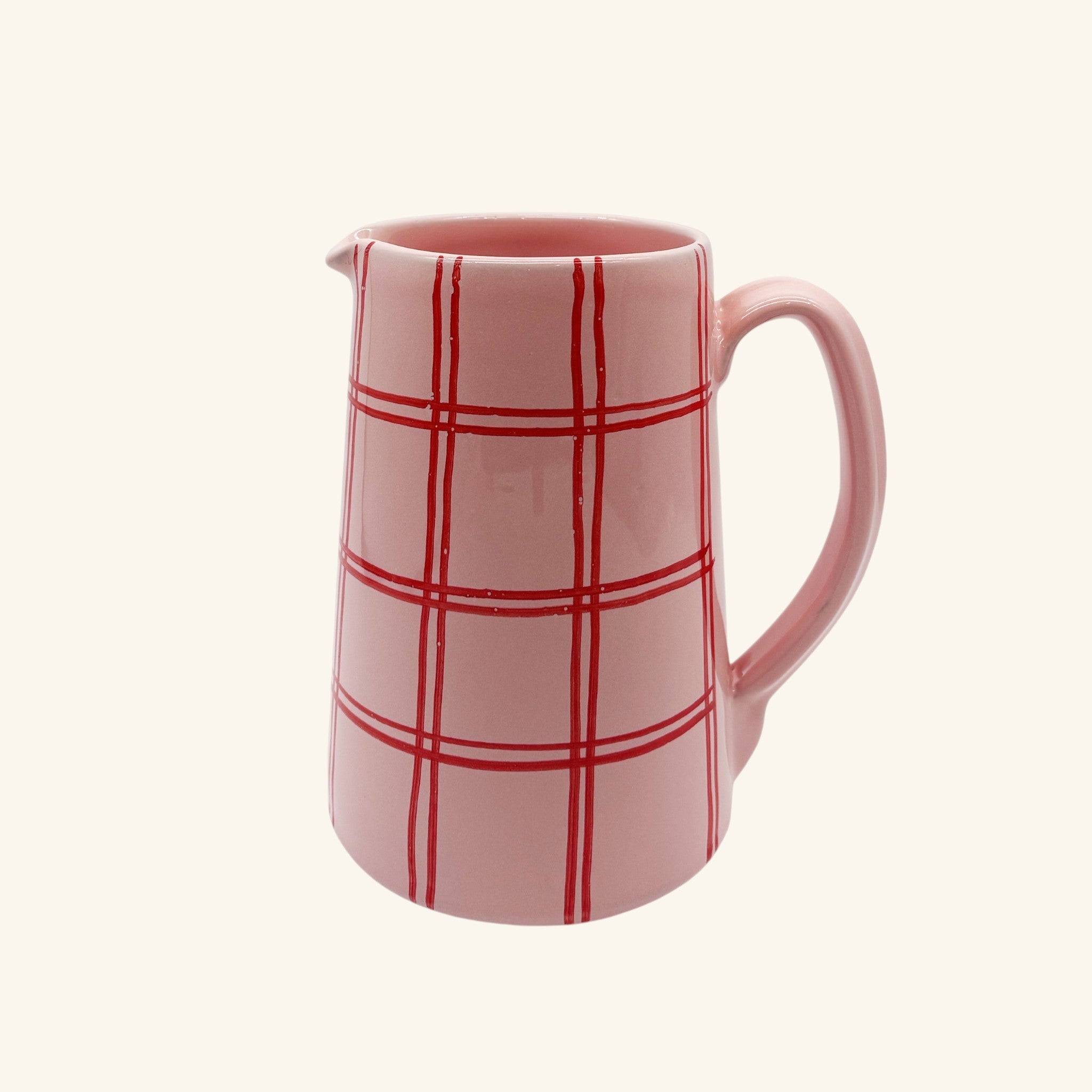 Gingham Jug