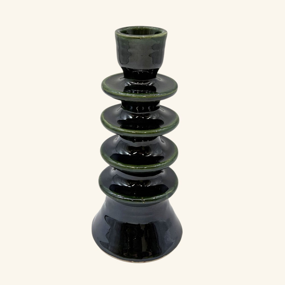 Large Ceramic Candlestick