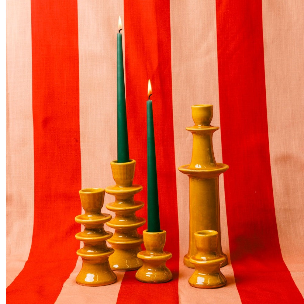 Large Ceramic Candlestick