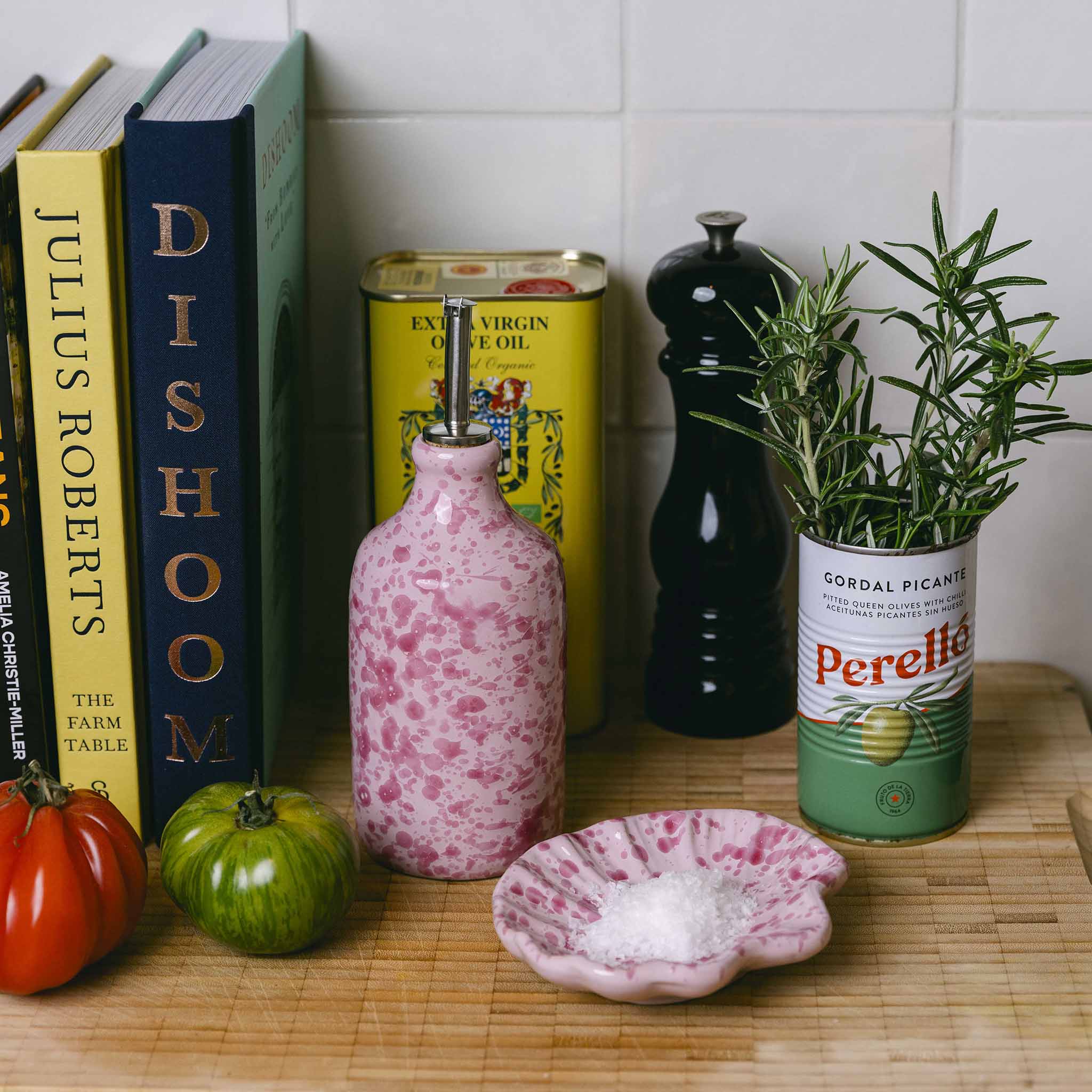 Splatterware Oil Bottle