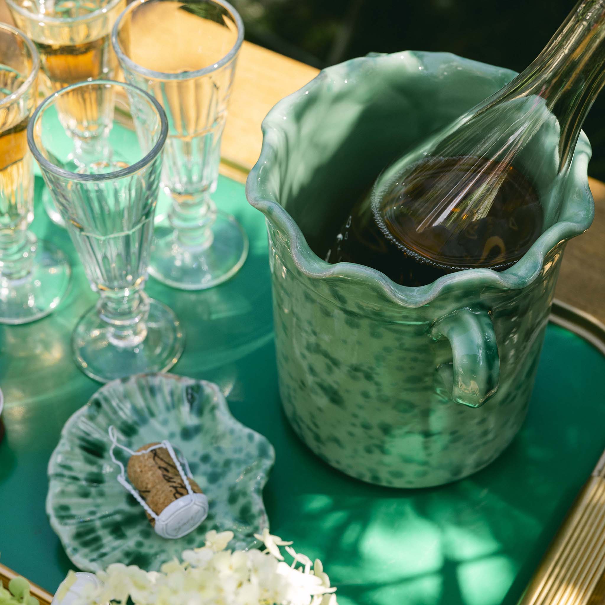 Splatterware Wine Cooler