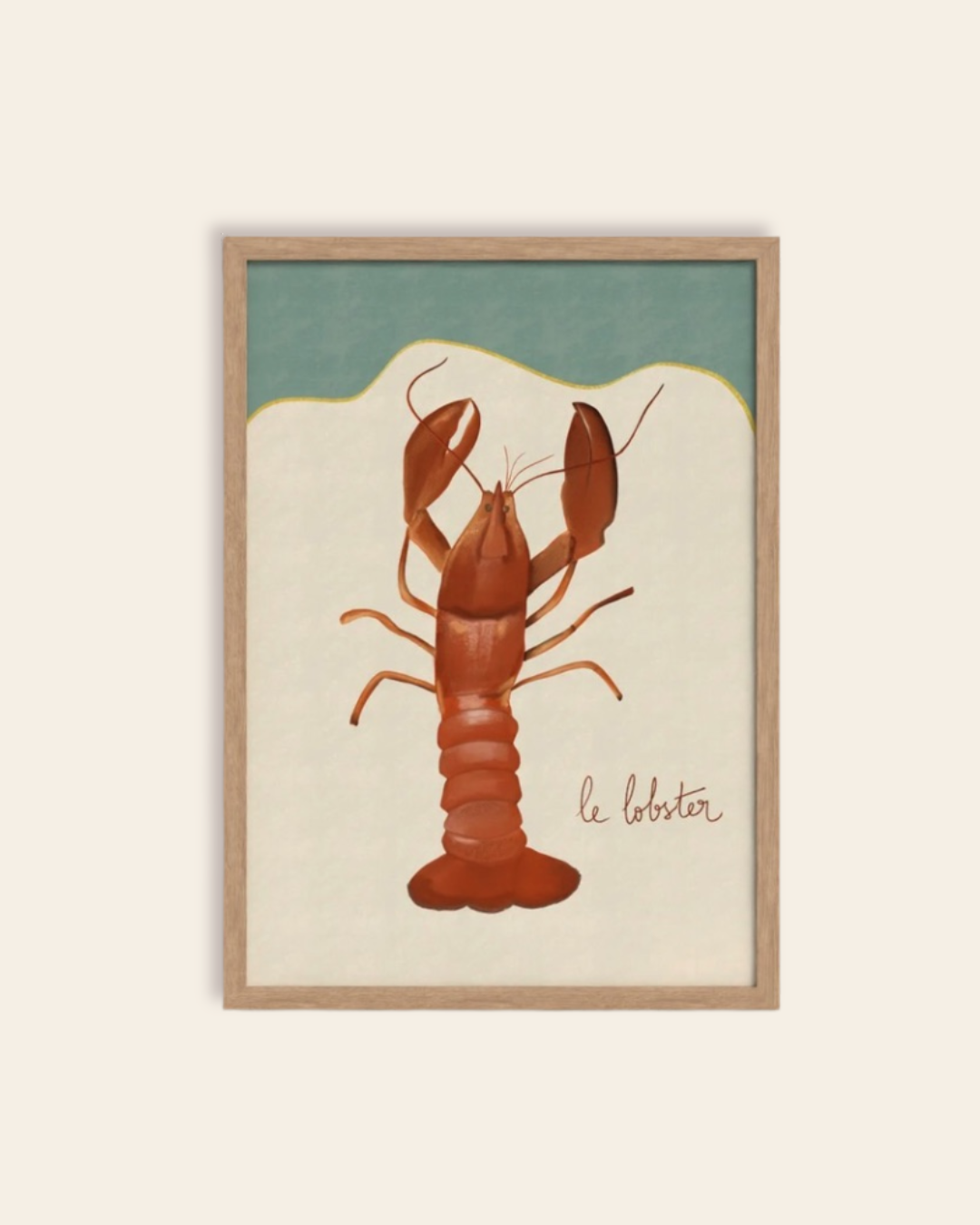 Le Lobster Art Print