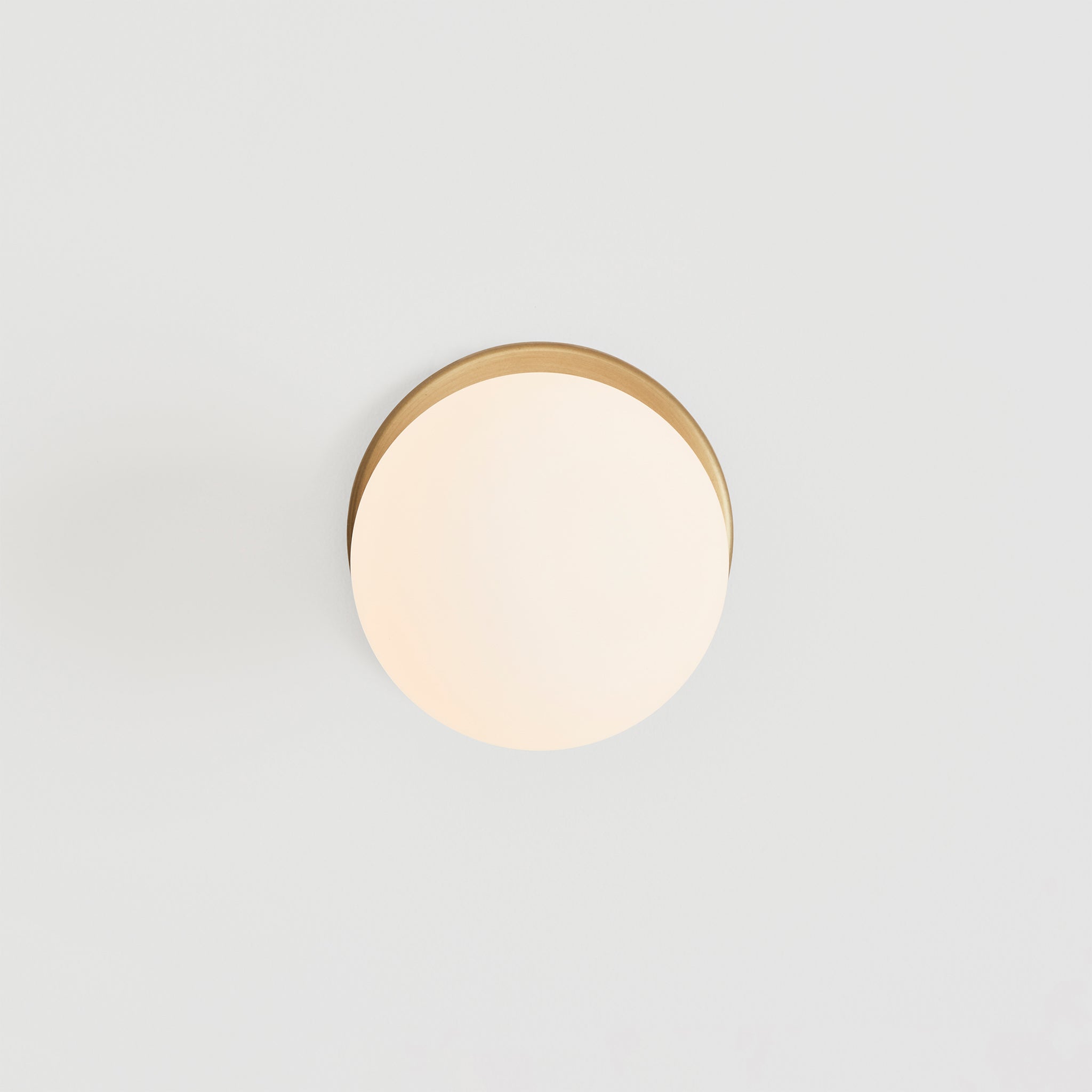 Lochan Wall Light in Brass + Sphere III