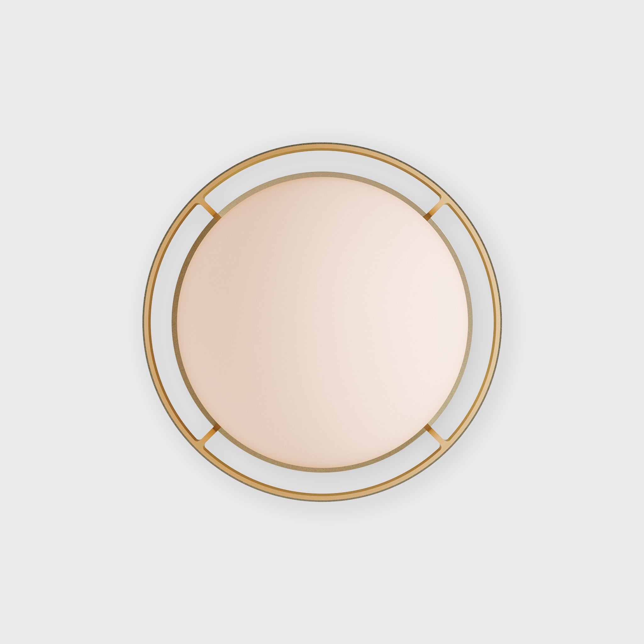 Loop Wall Light in Gold + Sphere IV