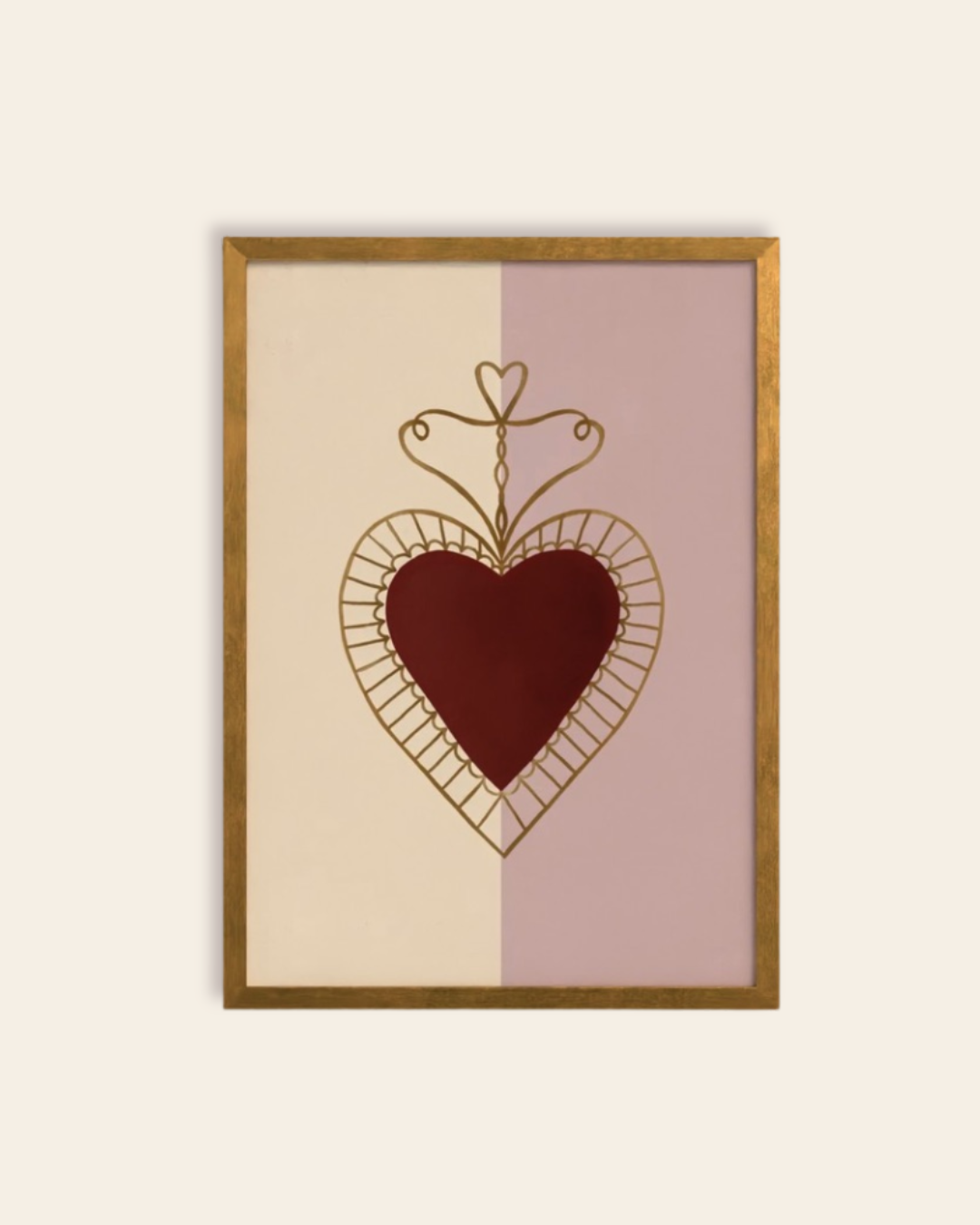 Love Heart Art Print