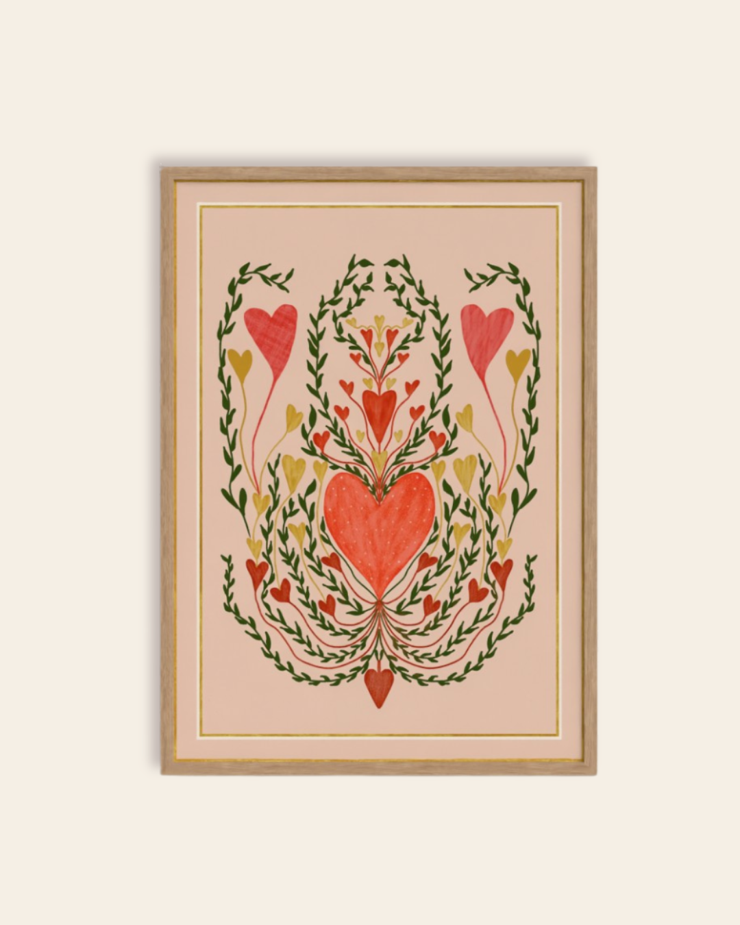 Love in Pink Art Print