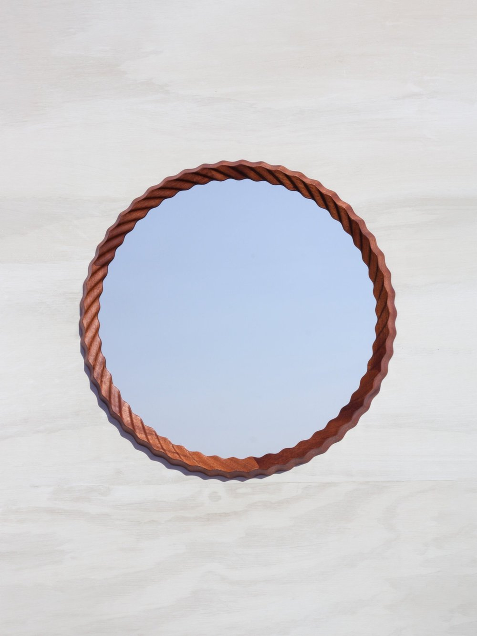 Kruller Midi Mirror - Sapele