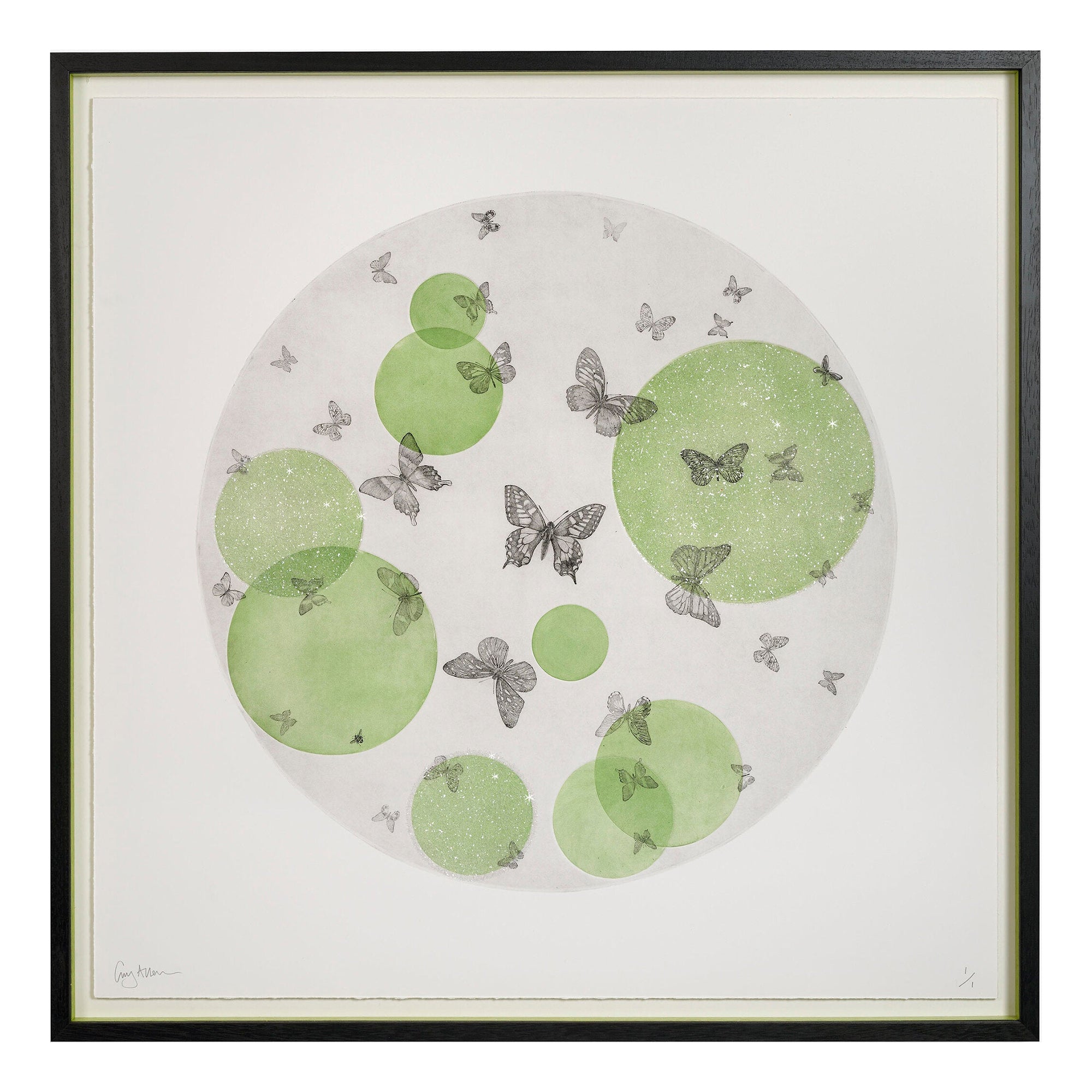 Moon Butterflies with Kelling Designs Green