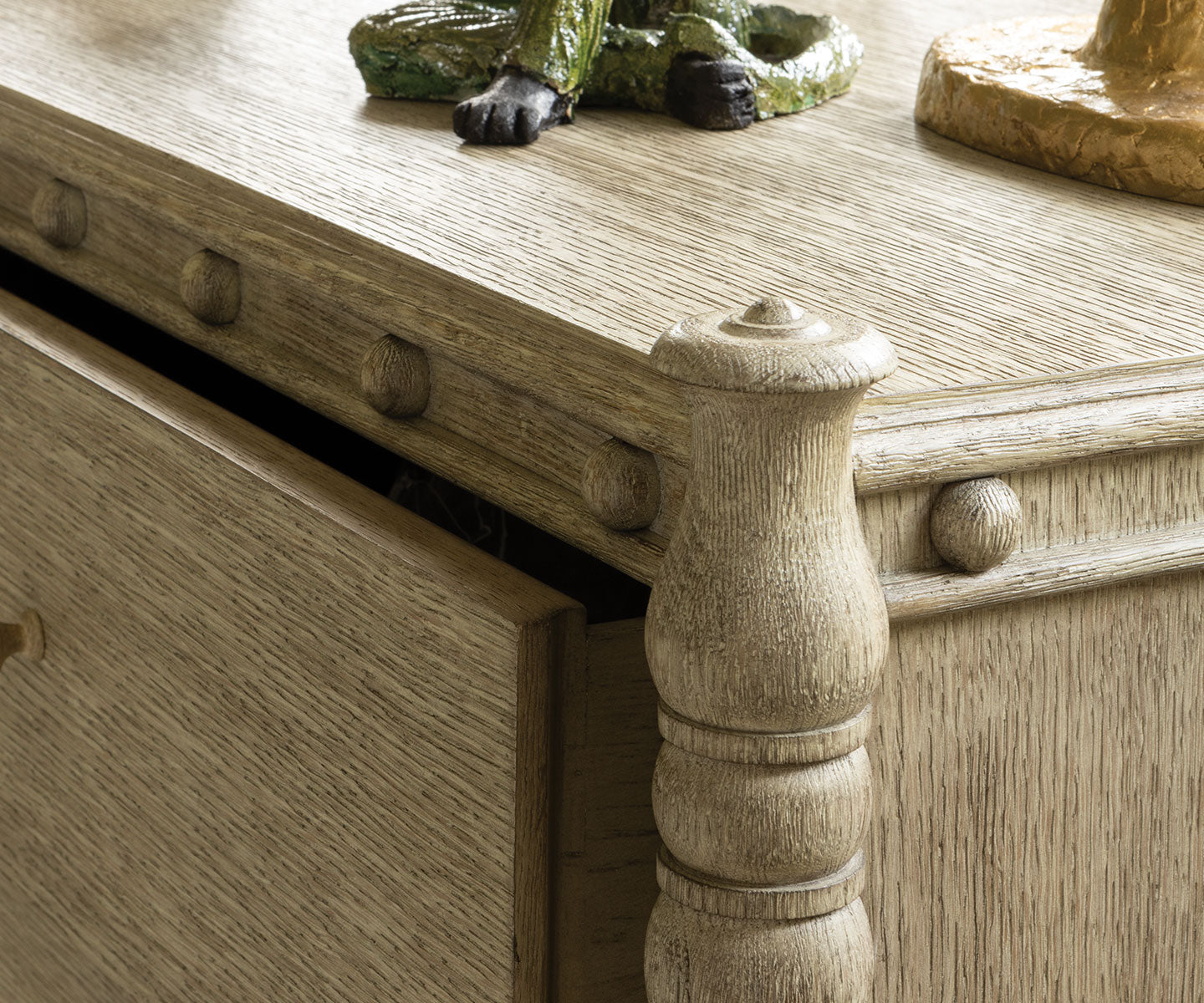 Morris Greyed Oak Dresser